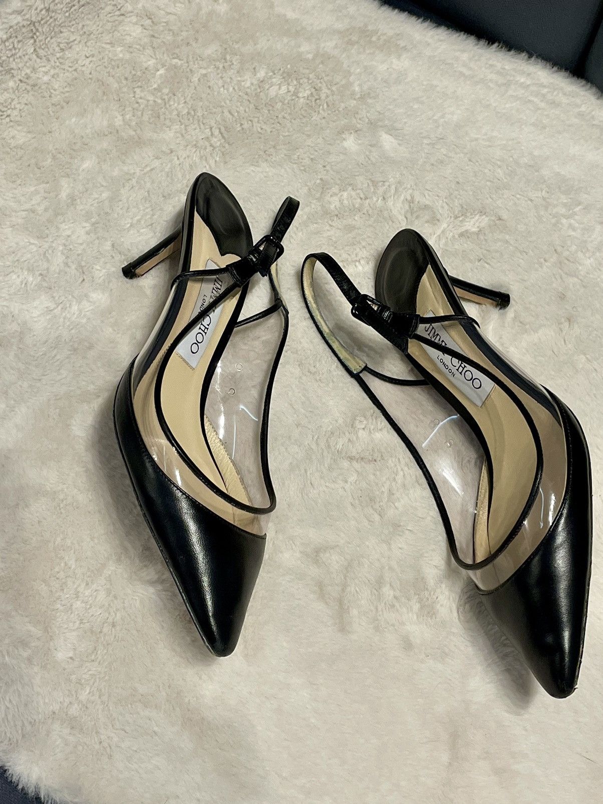 Jimmy Choo JIMMY CHOO Erin 60 leather slingbacks Size US 8 / IT 38 - 7 Thumbnail