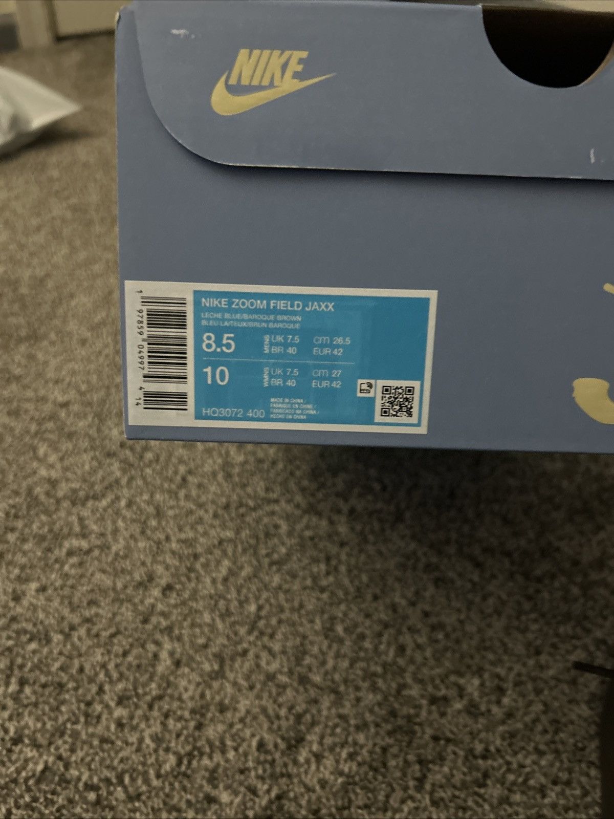 Nike × Travis Scott Travis Scott Cactus Jack Nike Zoom Field Jaxx Leche Blue Size US 8.5 / EU 41-42 - 9 Thumbnail