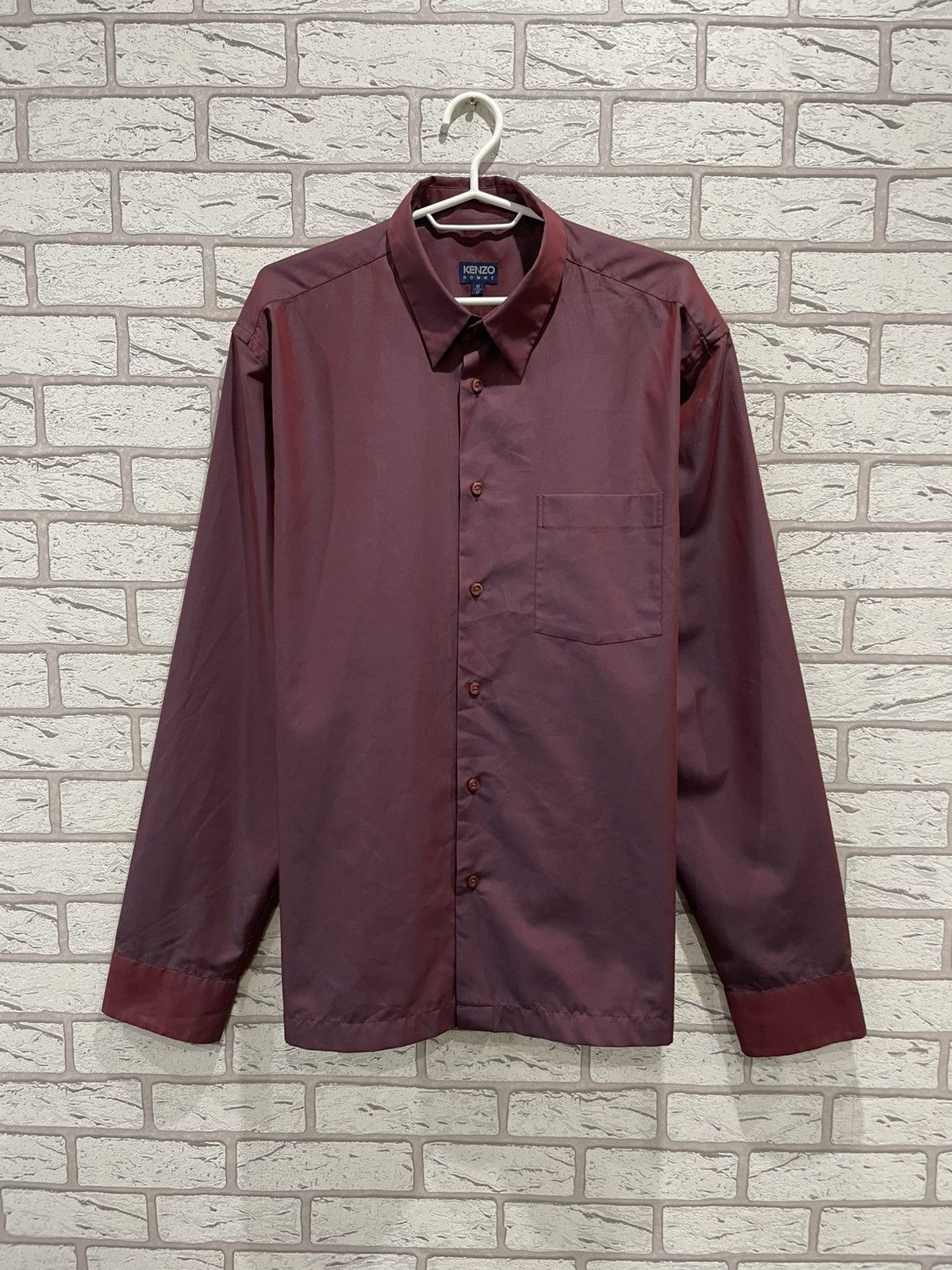 Kenzo × Vintage RARE Gradient Chameleon Kenzo Home Vintage Button Up Shirt Size US XL / EU 56 / 4 - 3 Thumbnail