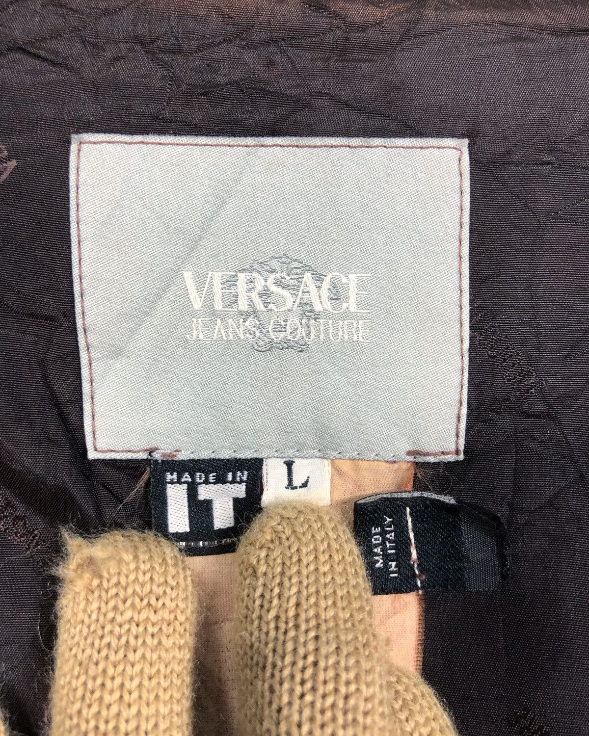 Versace Vintage Versace Jeans Couture Graffiti Jacket Made in Italy Size US L / EU 52-54 / 3 - 15 Thumbnail