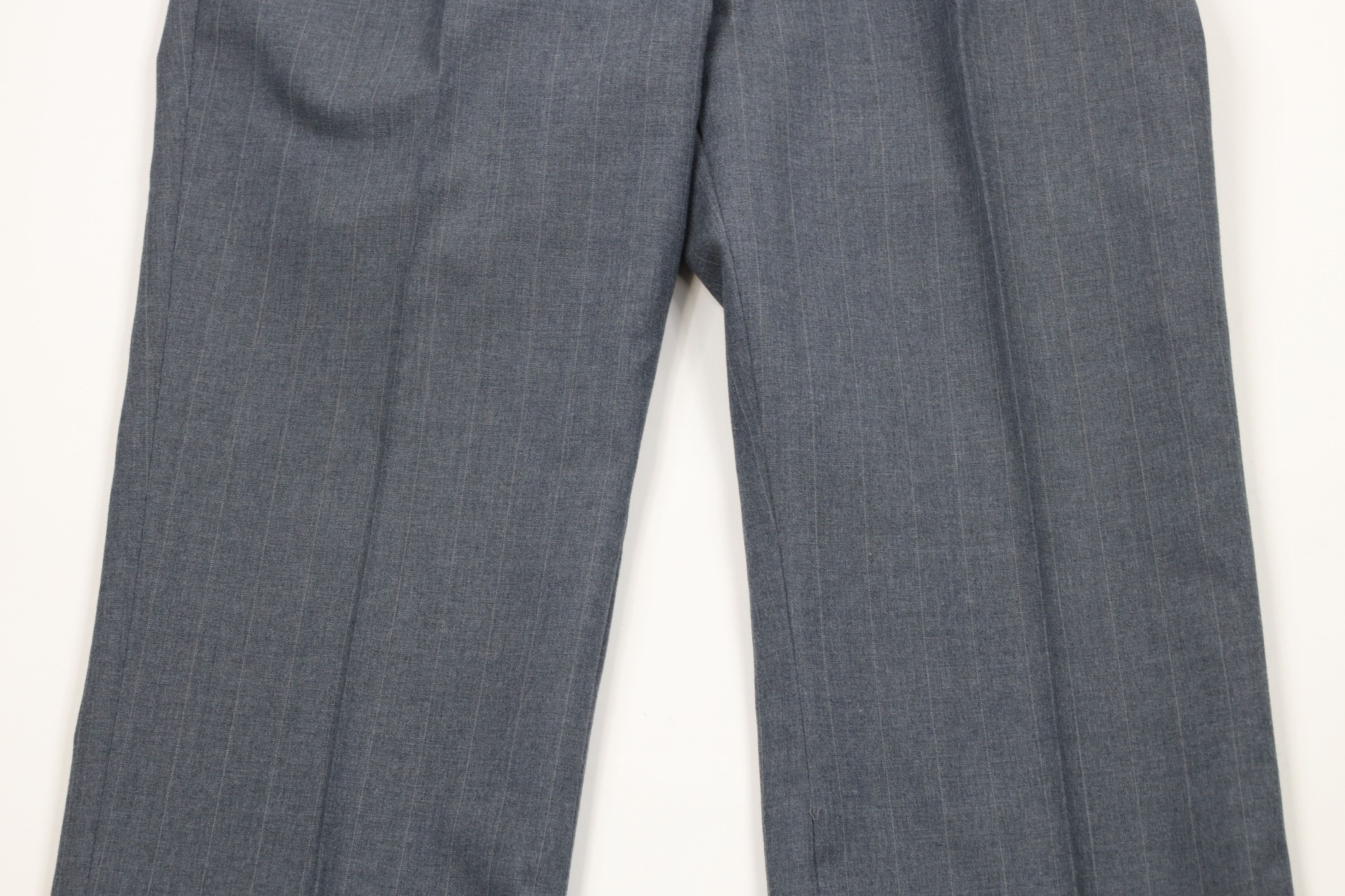Vintage Vintage 70s Streetwear Pinstriped Wide Leg Chino Pants USA Size US 36 / EU 52 - 3 Thumbnail
