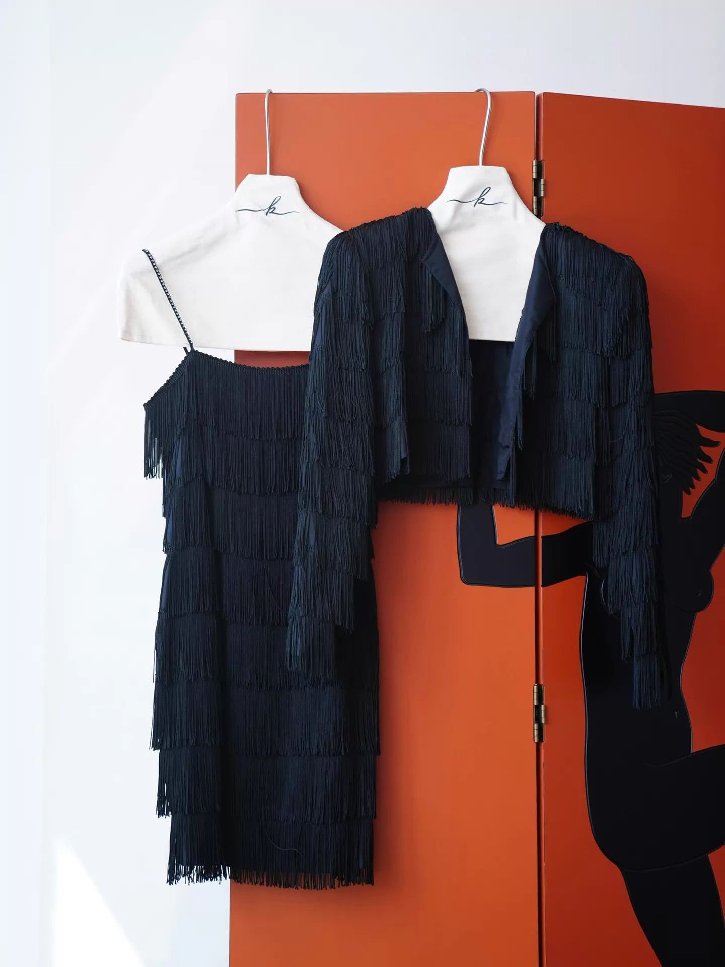 Other 1980s USA Tassel Fly Girl Short Blazer & Cami Dress Set S Size S / US 4 / IT 40 - 3 Thumbnail