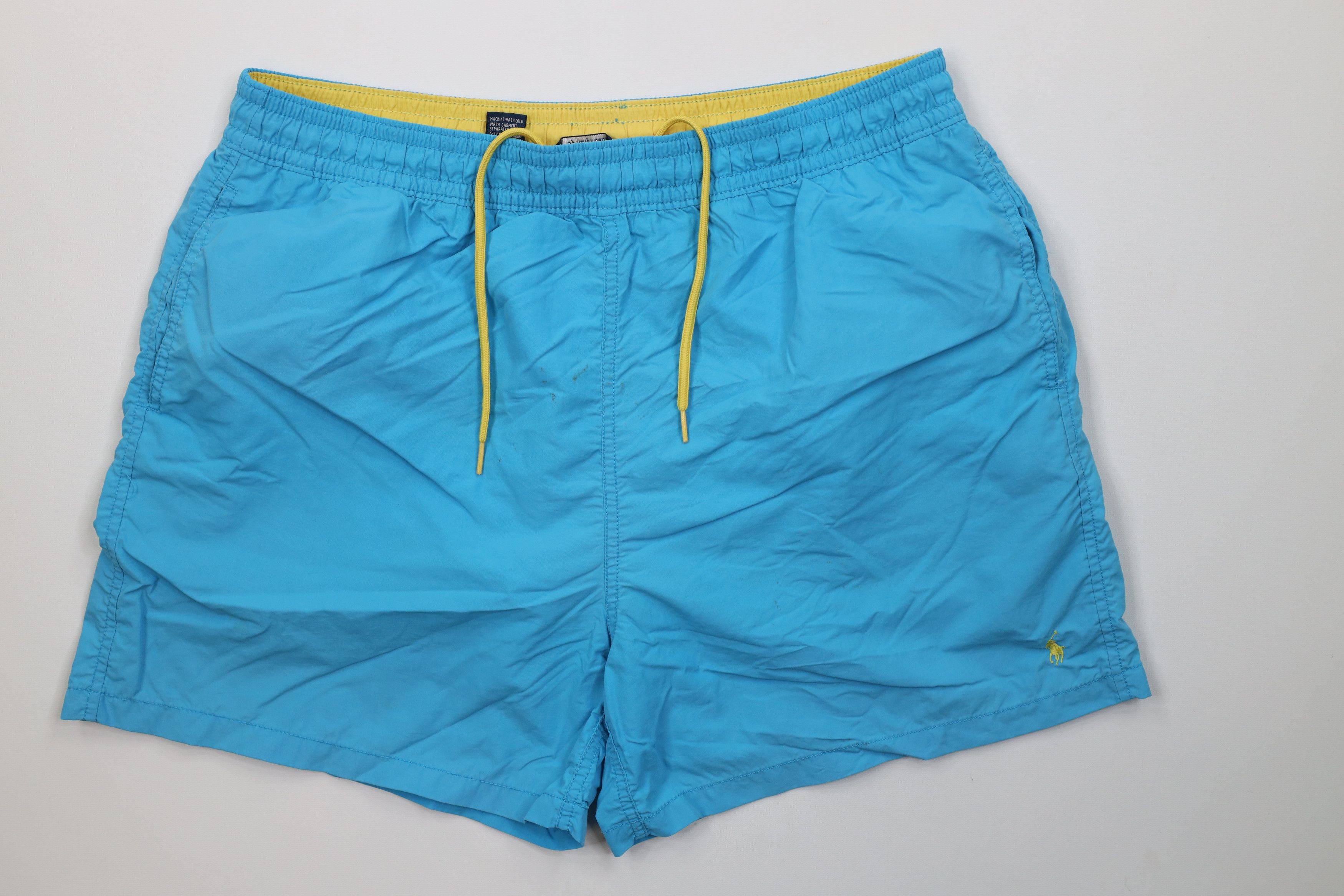 Ralph Lauren Vintage 90s Ralph Lauren Lined Above Knee Shorts Swim Trunks Size US 36 / EU 52 - 1 Thumbnail