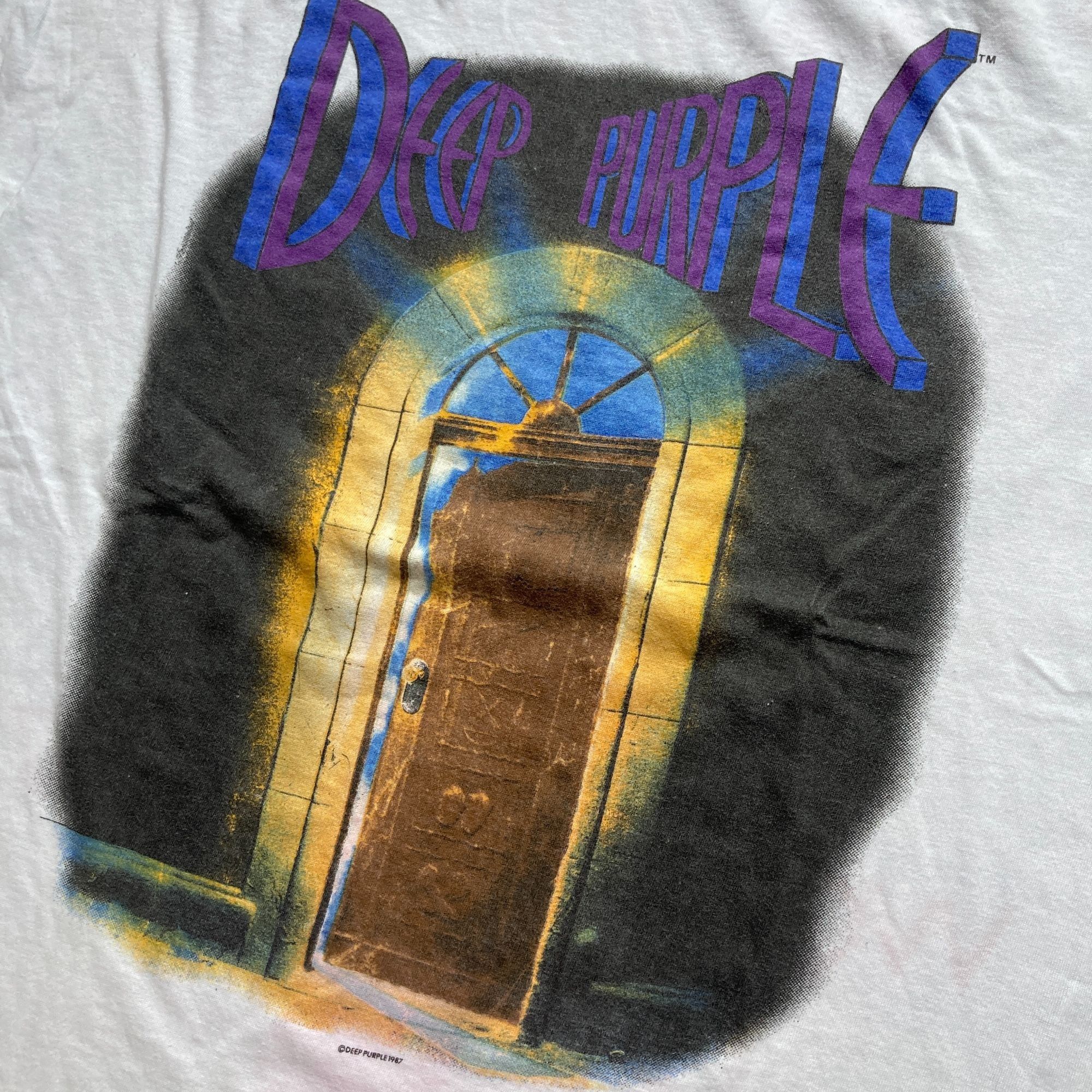Other Rare Deep Purple 1987 World Tour The House Of Blue Light Size US L / EU 52-54 / 3 - 5 Thumbnail
