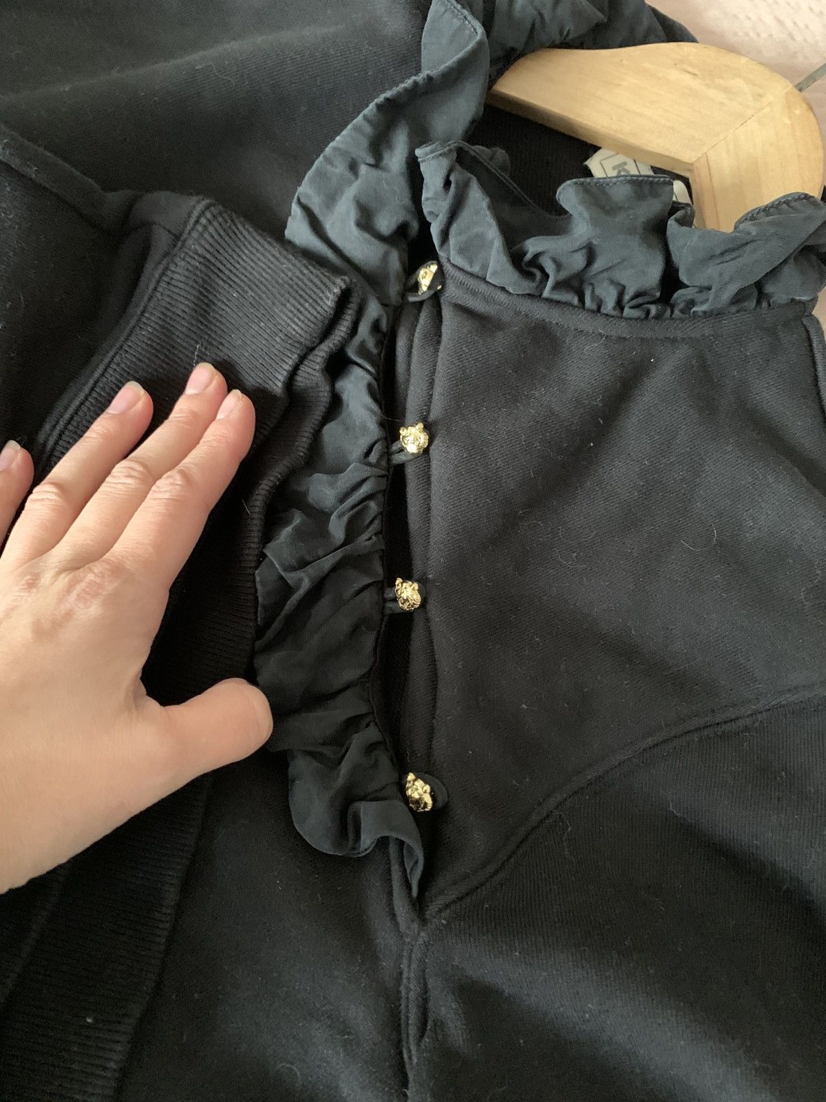 H&M × Kenzo Kenzo x H&M Hoodie – Black with Embroidered Tiger Size M / US 6-8 / IT 42-44 - 3 Thumbnail