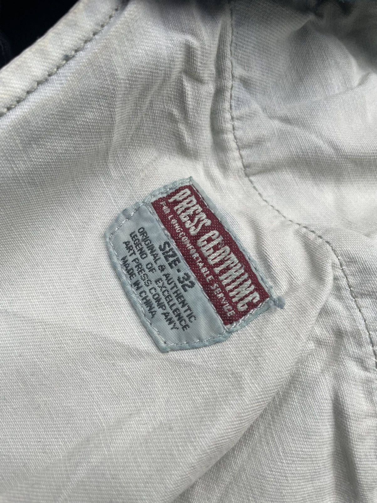 If Six Was Nine Press Clothing Distresed Denim Size US 33 - 14 Thumbnail