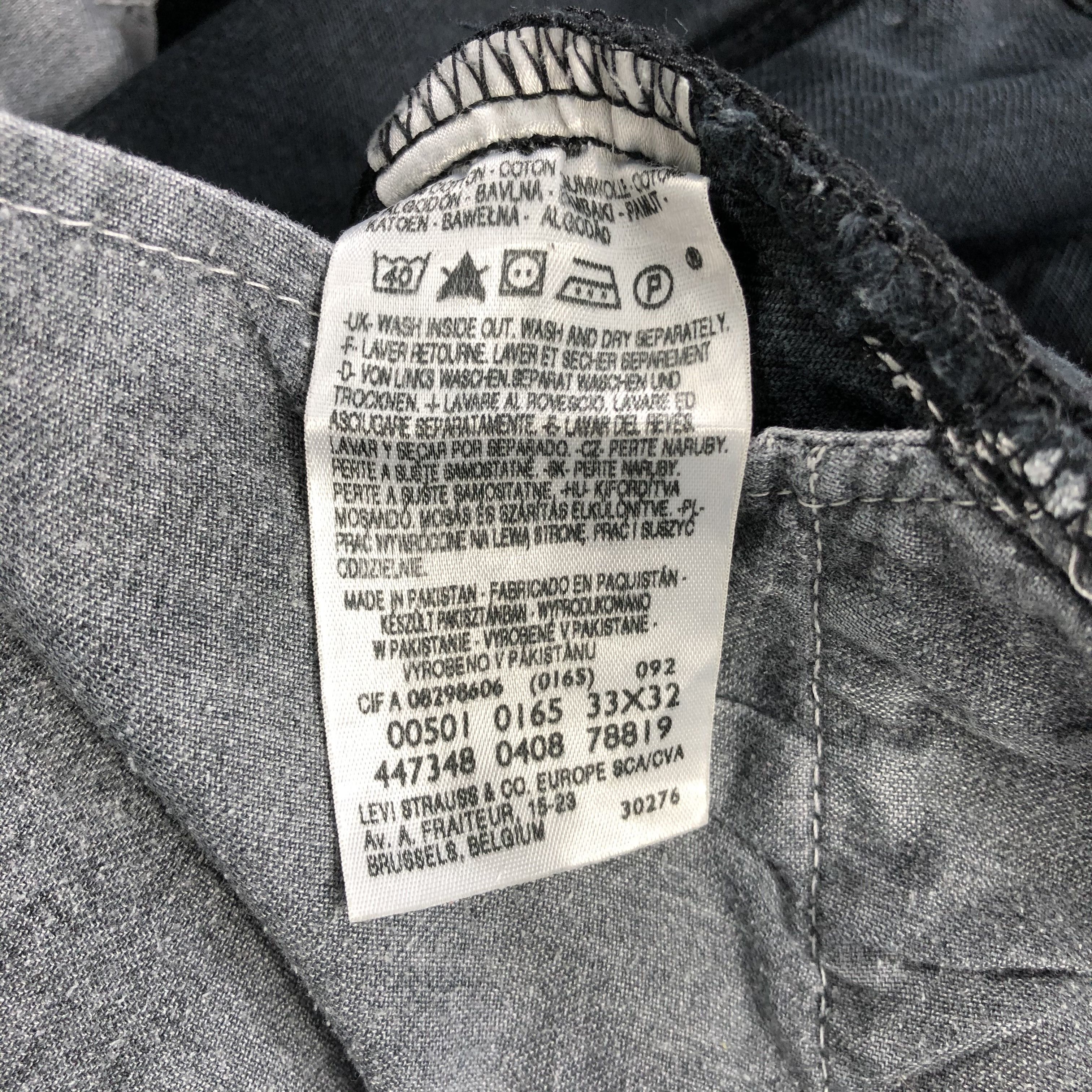 Levi's 90s Vintage Ripped Levis 501 Earth Tone Jeans-J1545 Size US 33 - 12 Thumbnail