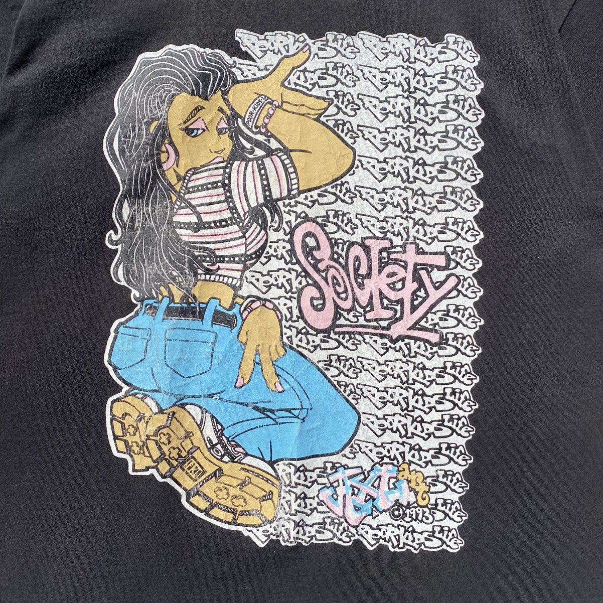 Arts & Science Vintage 90s Society Gravity Art Shirt Society Girl Hip hop Size US M / EU 48-50 / 2 - 10 Thumbnail