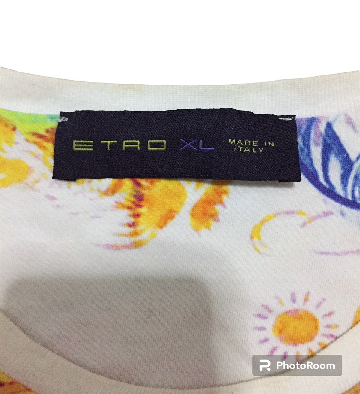 Etro Etro All-Over Graphic Print Cotton T-shirt Size US XL / EU 56 / 4 - 4 Thumbnail