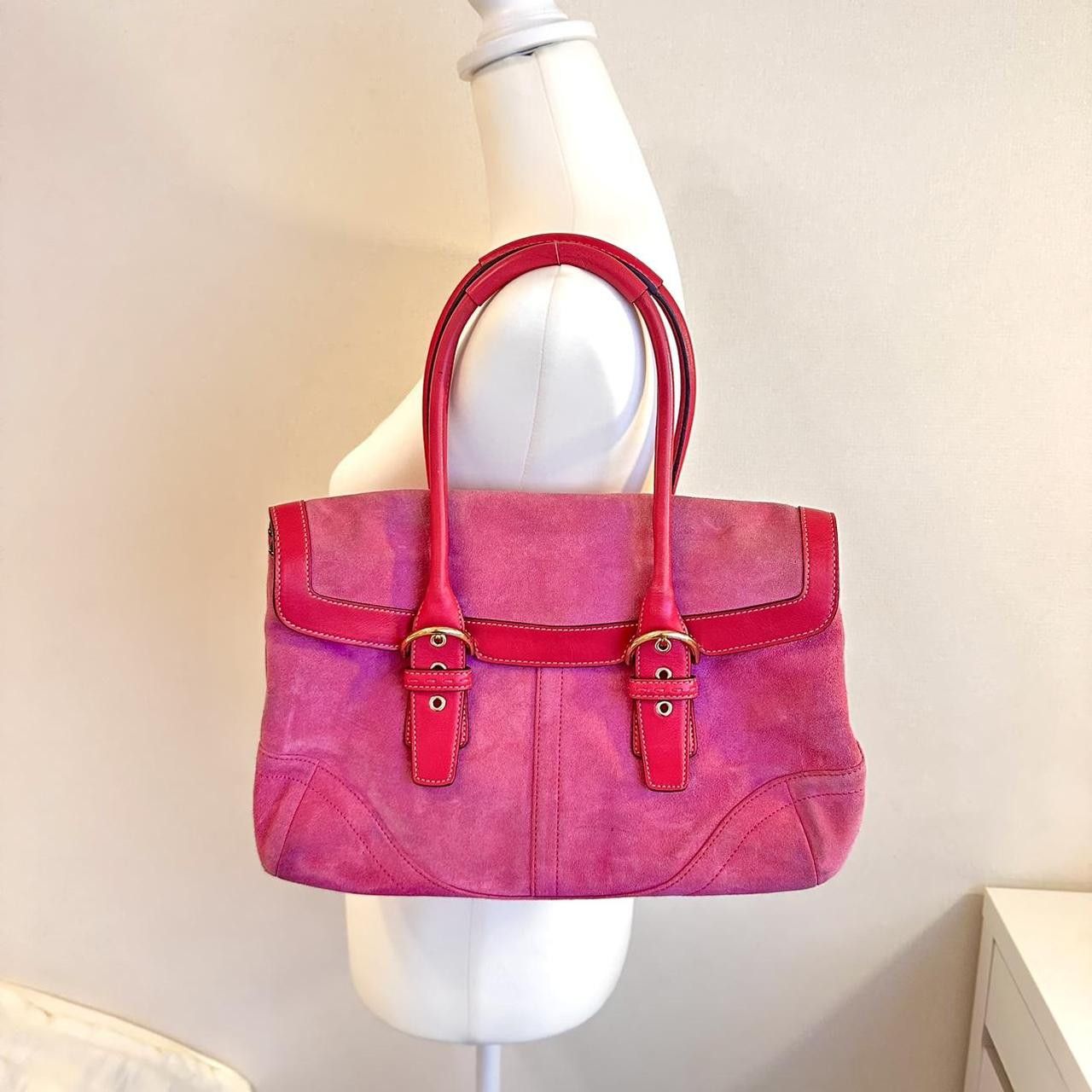 Coach COACH PINK SHOULDER BAG Grailed