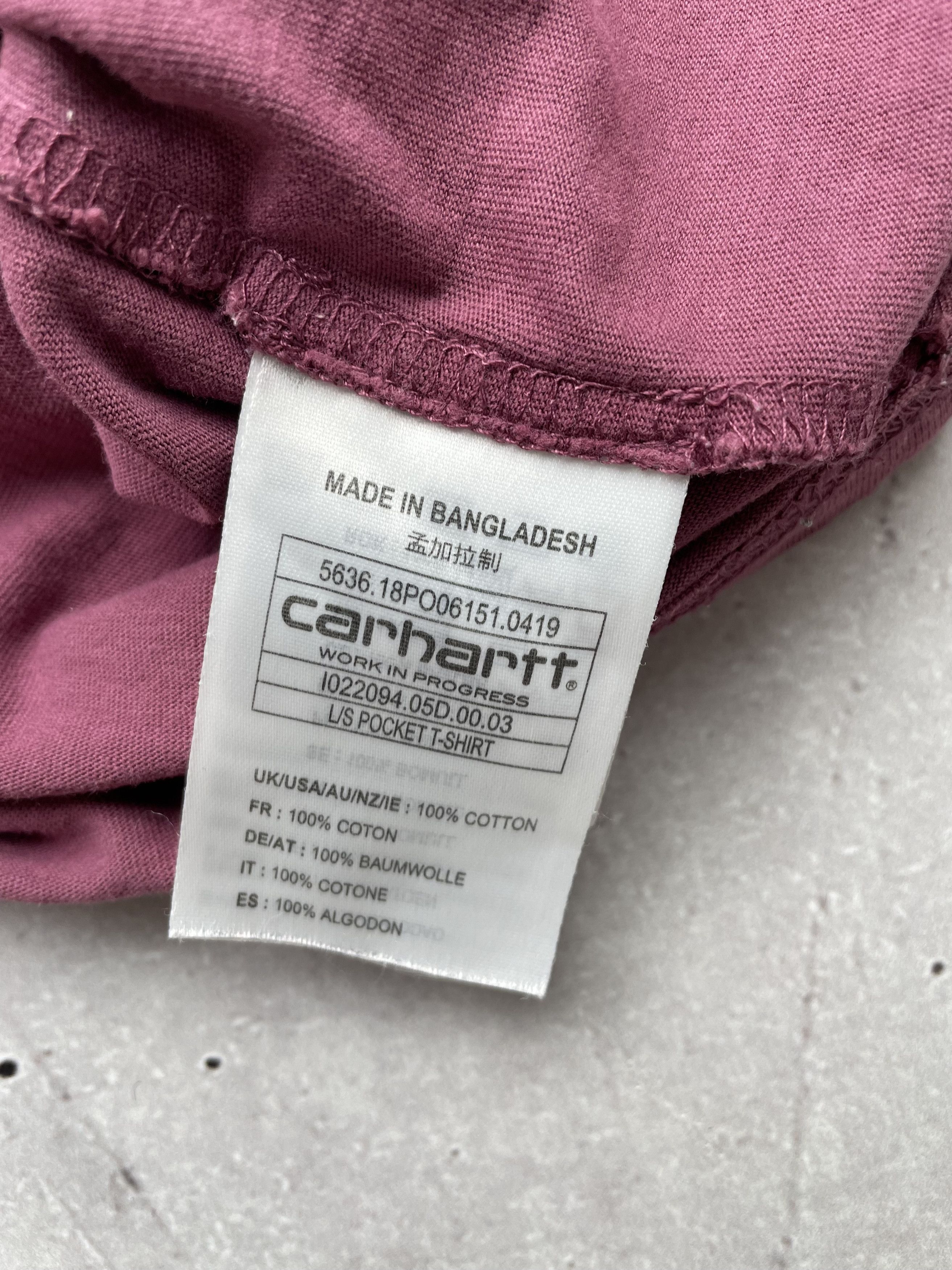 Carhartt Carhartt Vintage Worn Long Sleeve Tee Size US L / EU 52-54 / 3 - 7 Thumbnail
