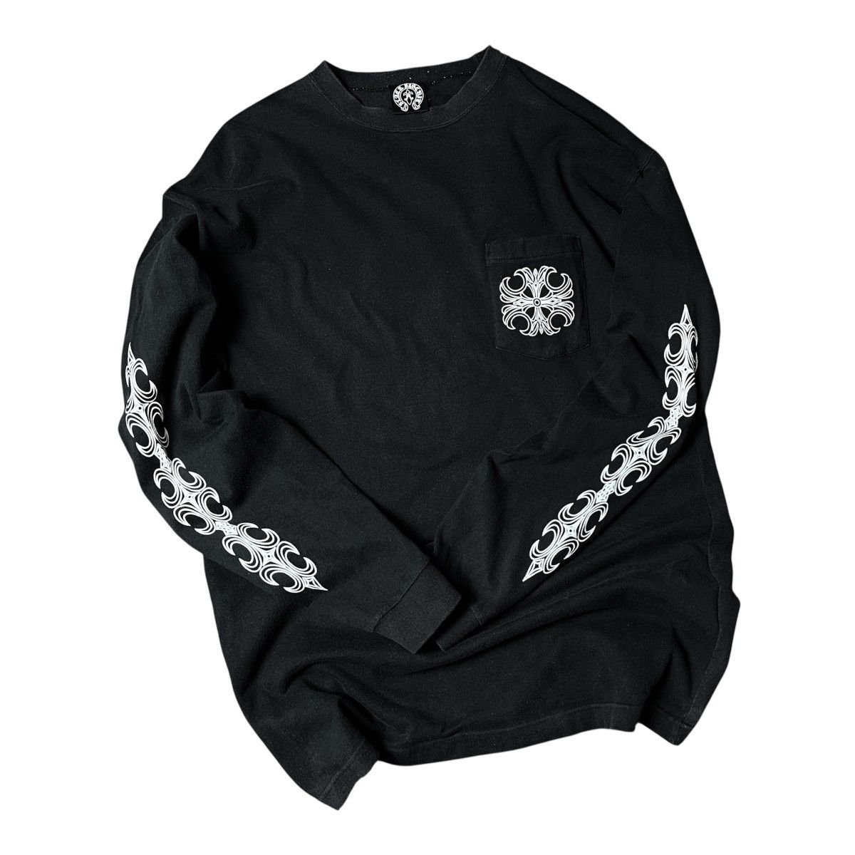 Vintage Black Basquiat Long Sleeve - Premium Underground Brand Size US M / EU 48-50 / 2 - 2 Thumbnail