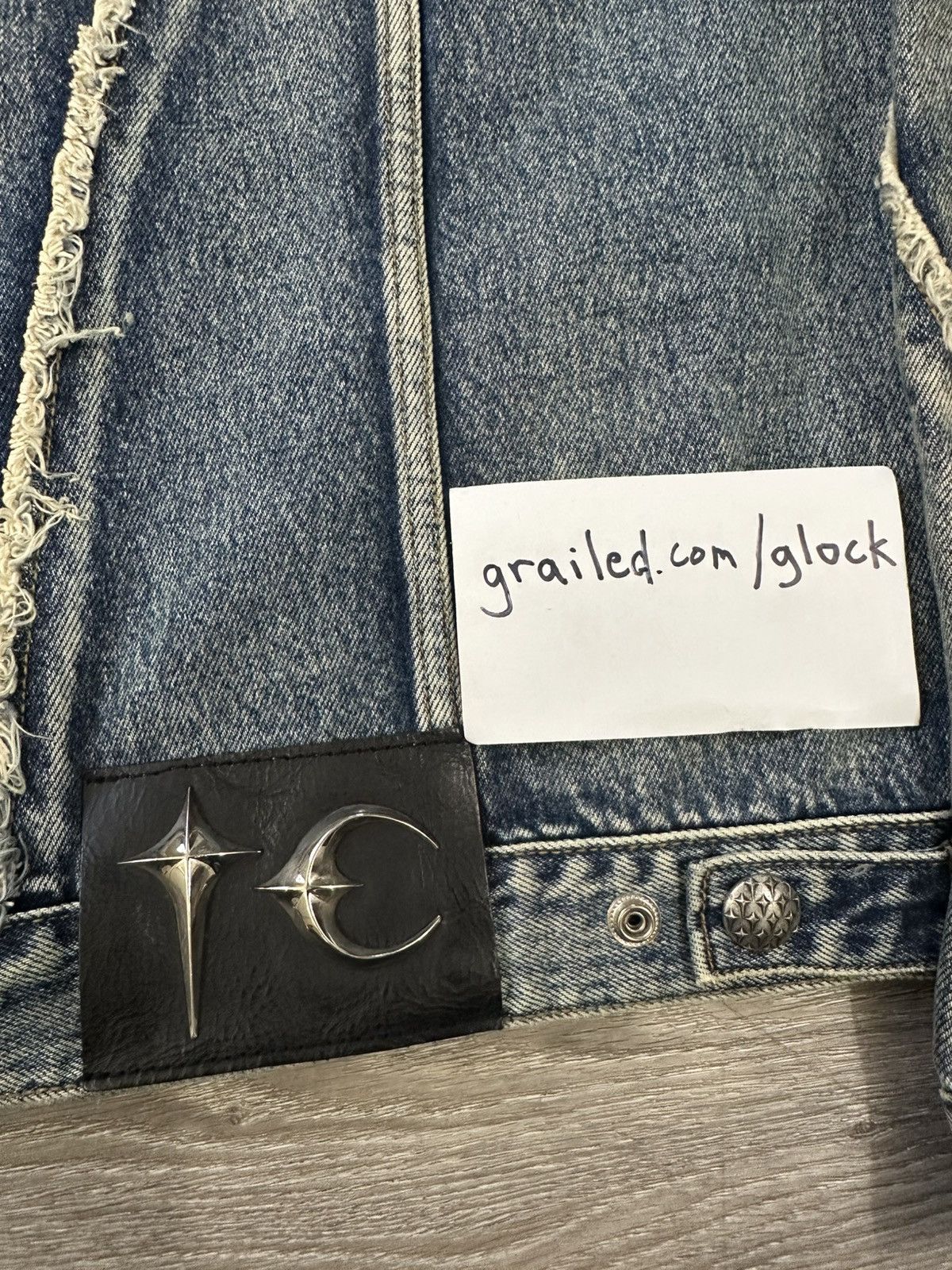 Thug Club Thug Club Tribal Denim Jacket Size Large 3 Size US L / EU 52-54 / 3 - 7 Thumbnail