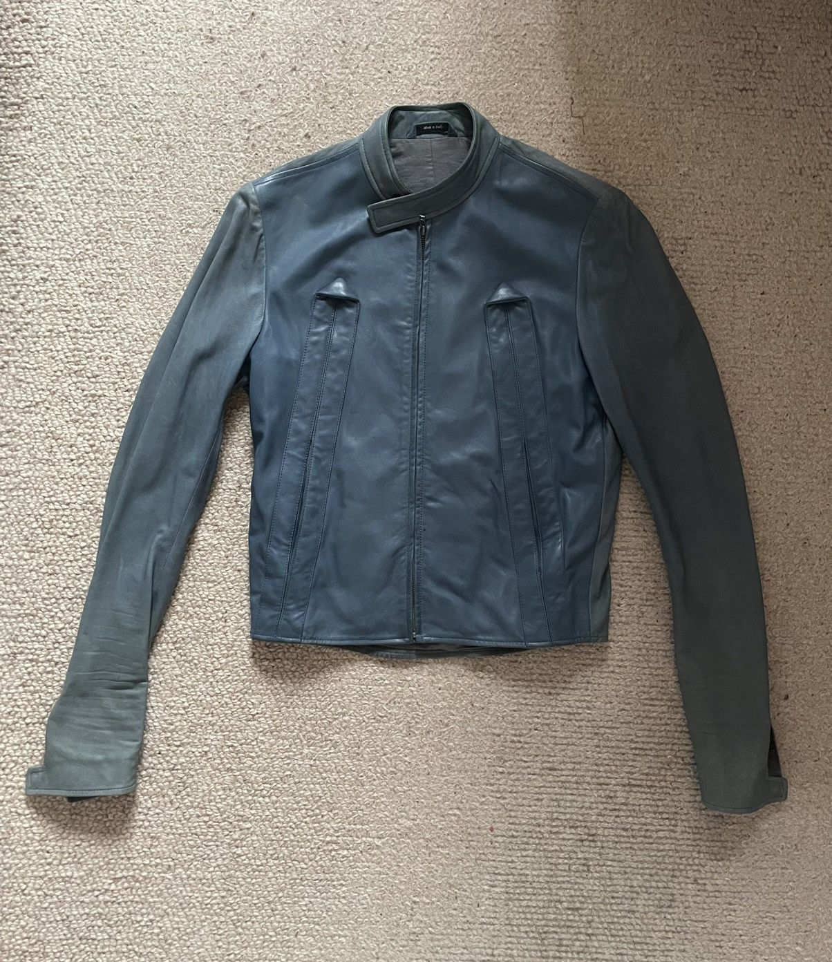 Maison Margiela Unique piece never produced / Exclusive leather jacket Size US M / EU 48-50 / 2 - 1 Thumbnail