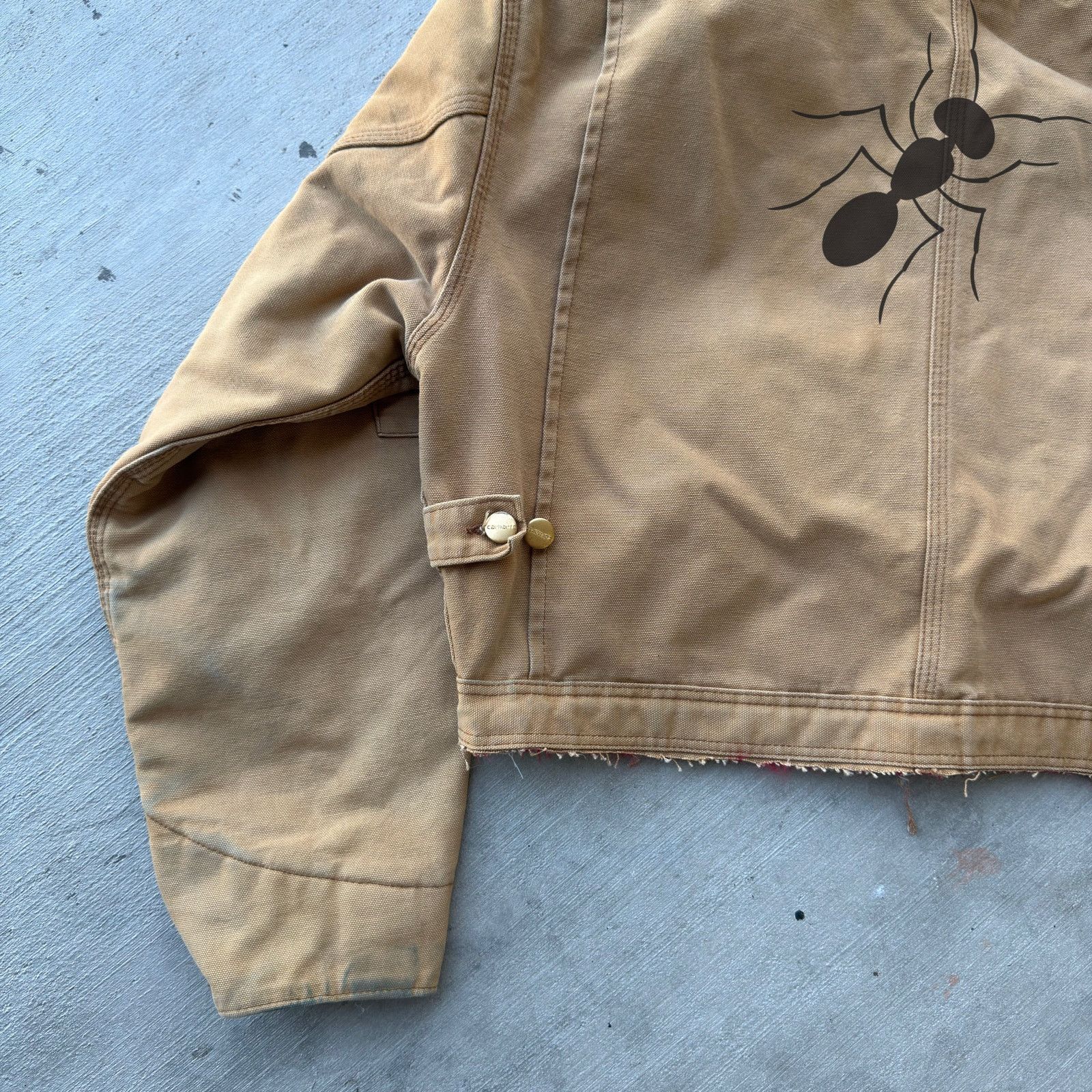 Carhartt × Vintage Carhartt brown cropped Detroit style work wear jacket Size US M / EU 48-50 / 2 - 8 Thumbnail