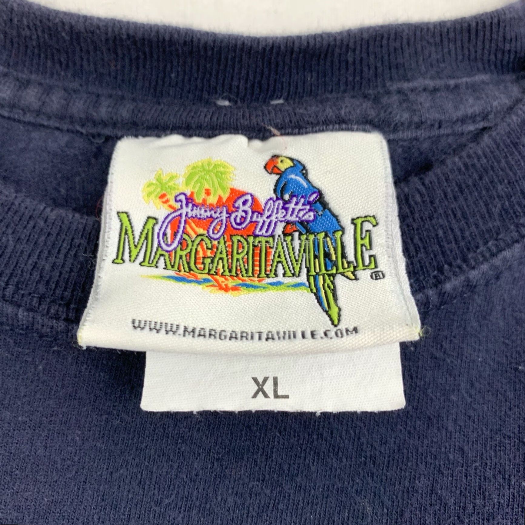 Vintage VINTAGE Margaritaville Beach Shirt Adult XL Blue Y2K Logo Mens Size US XL / EU 56 / 4 - 6 Thumbnail