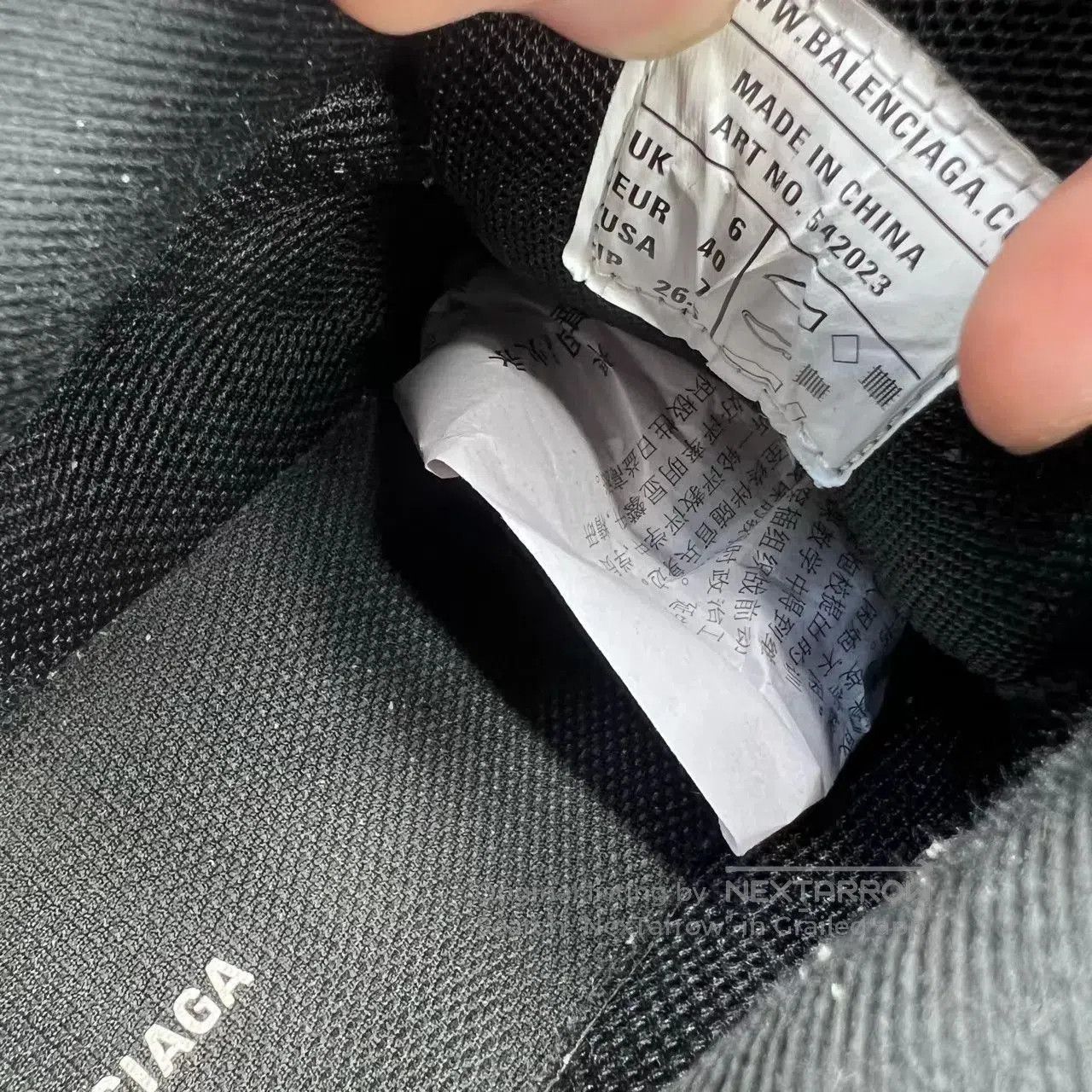 Balenciaga Black Athletic Sneakers Size 7. Size US 7 / EU 40 - 6 Thumbnail