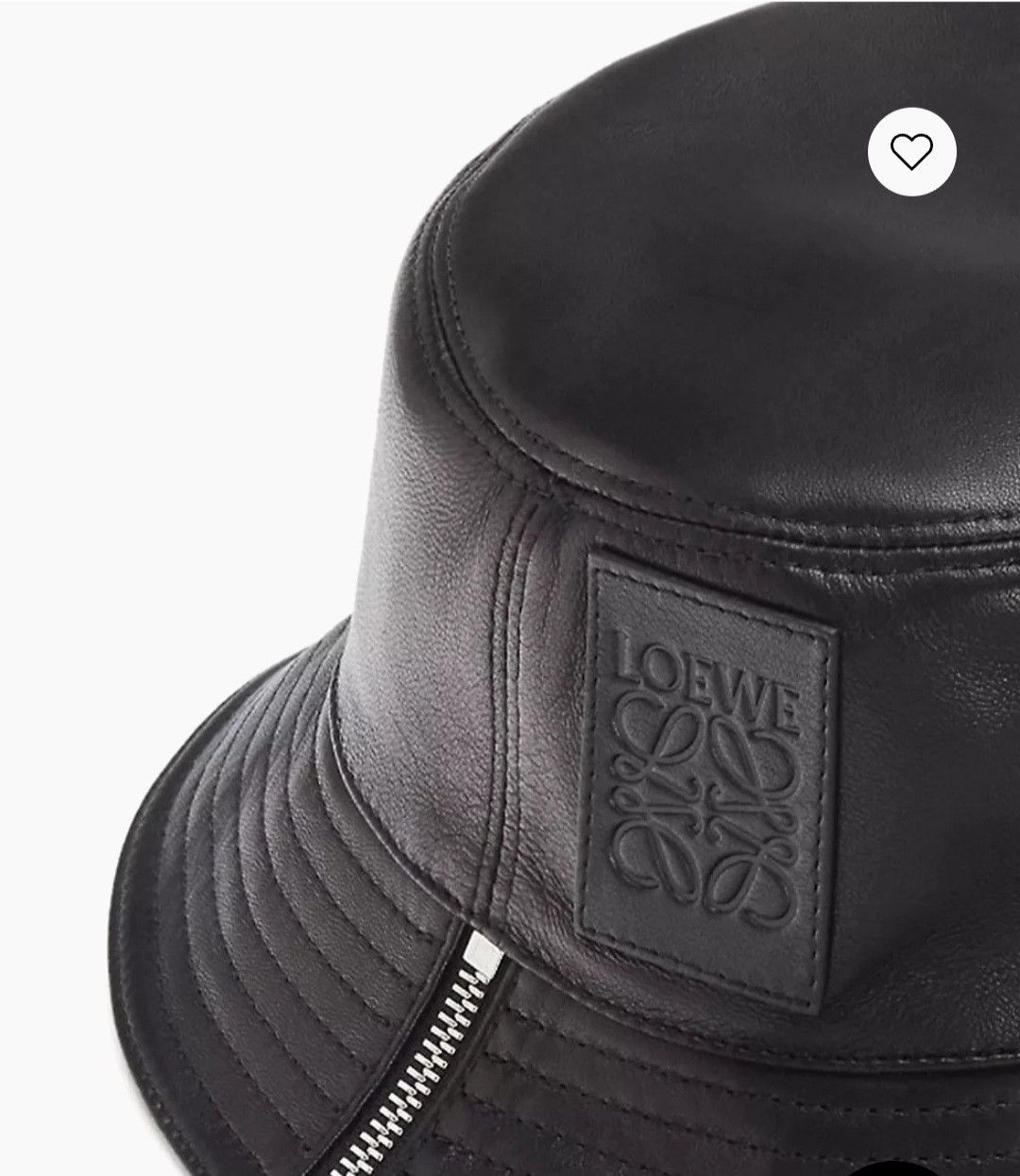 Loewe LOEWE Leather Logo Bucket Hat Size ONE SIZE - 1 Thumbnail