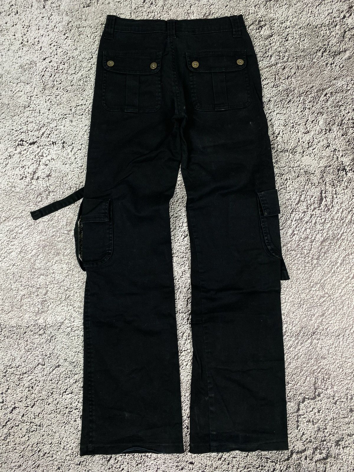 Vintage Vintage Y2K faded cargo flared pants 00s streetwear outdoor Size 27" / US 4 / IT 40 - 7 Thumbnail