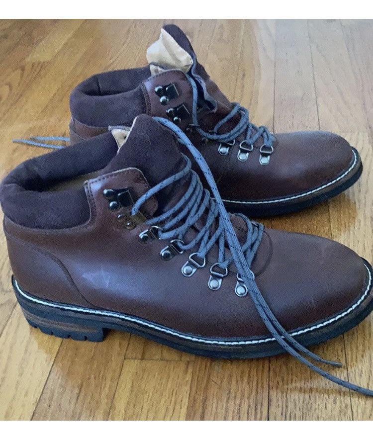 Tommy Hilfiger Tommy Hilfiger Alpine D-Ring Leather Hiking Boots 9 Size US 9 / EU 42 - 3 Thumbnail