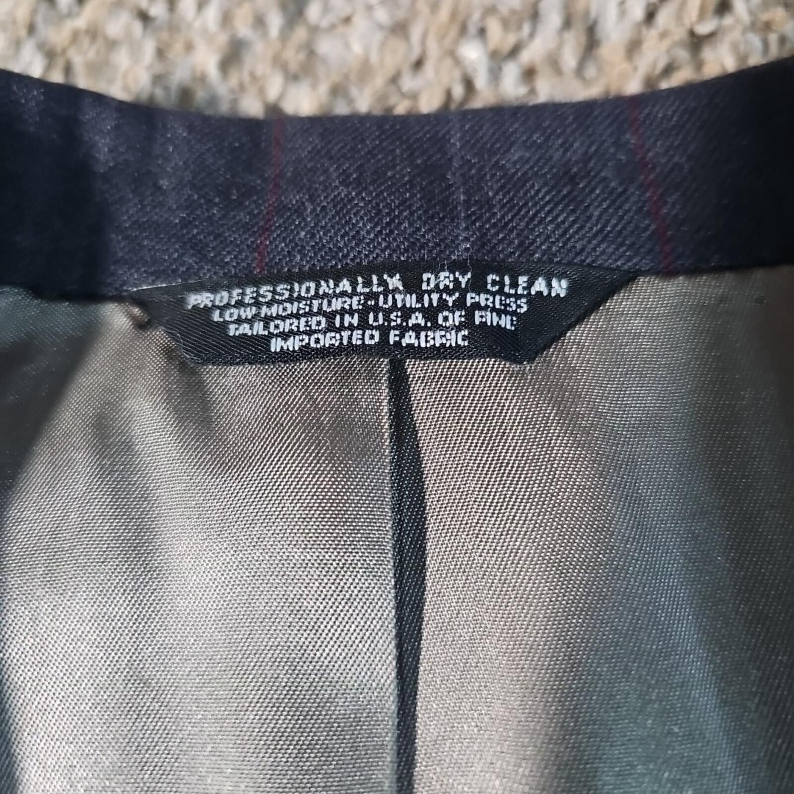Other Racquet Club Wool Blazer BASKIN APPROX 44 SEE Measurements Size 40R - 4 Thumbnail