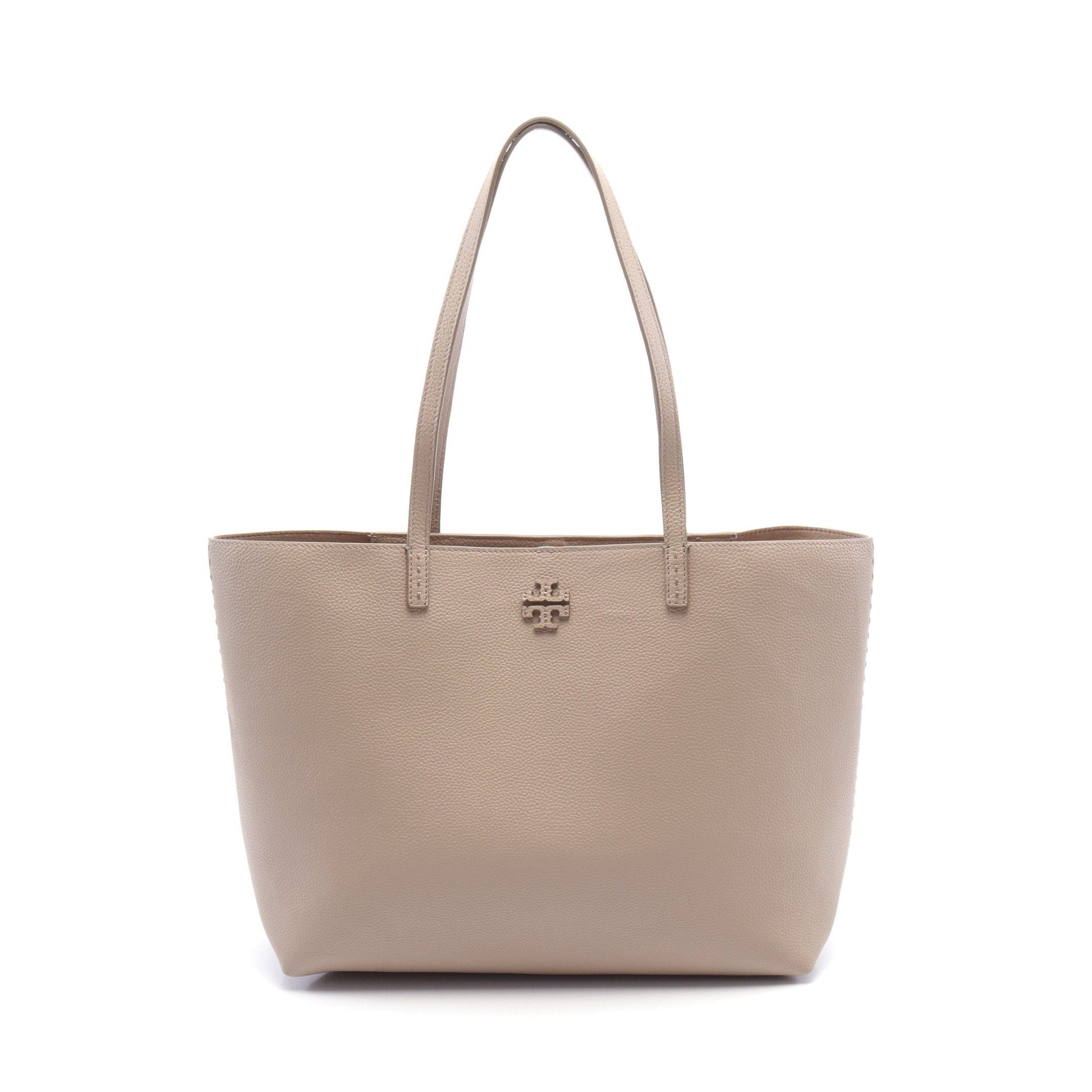 Tory Burch Tory Burch Mcgraw Mcglow Shoulder Bag Tote Leather Beige Size ONE SIZE - 1 Thumbnail
