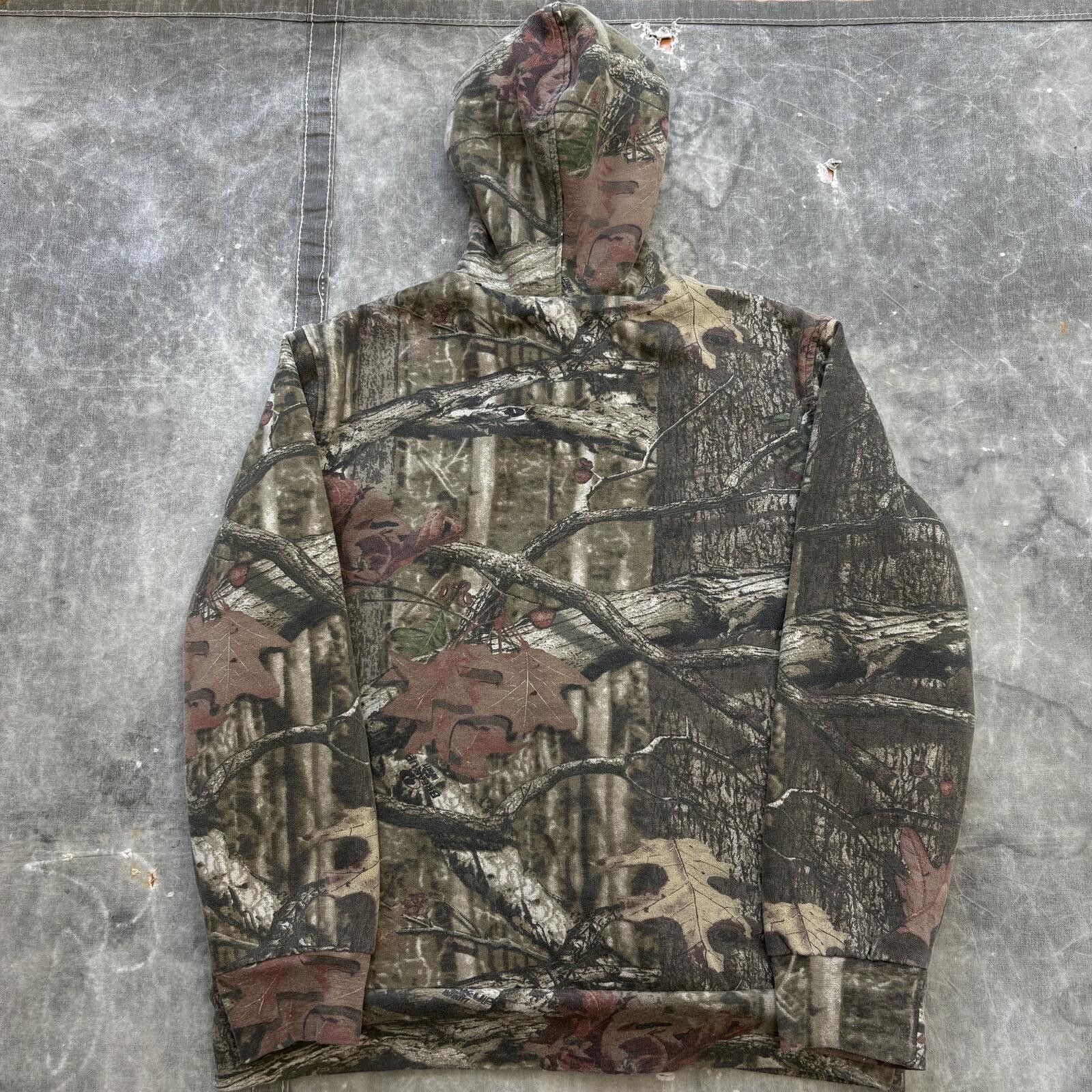 Mossy Oaks Vintage Y2K Mossy Oak Camo Sherpa Lined Full Zip Hoodie Size US L / EU 52-54 / 3 - 4 Thumbnail