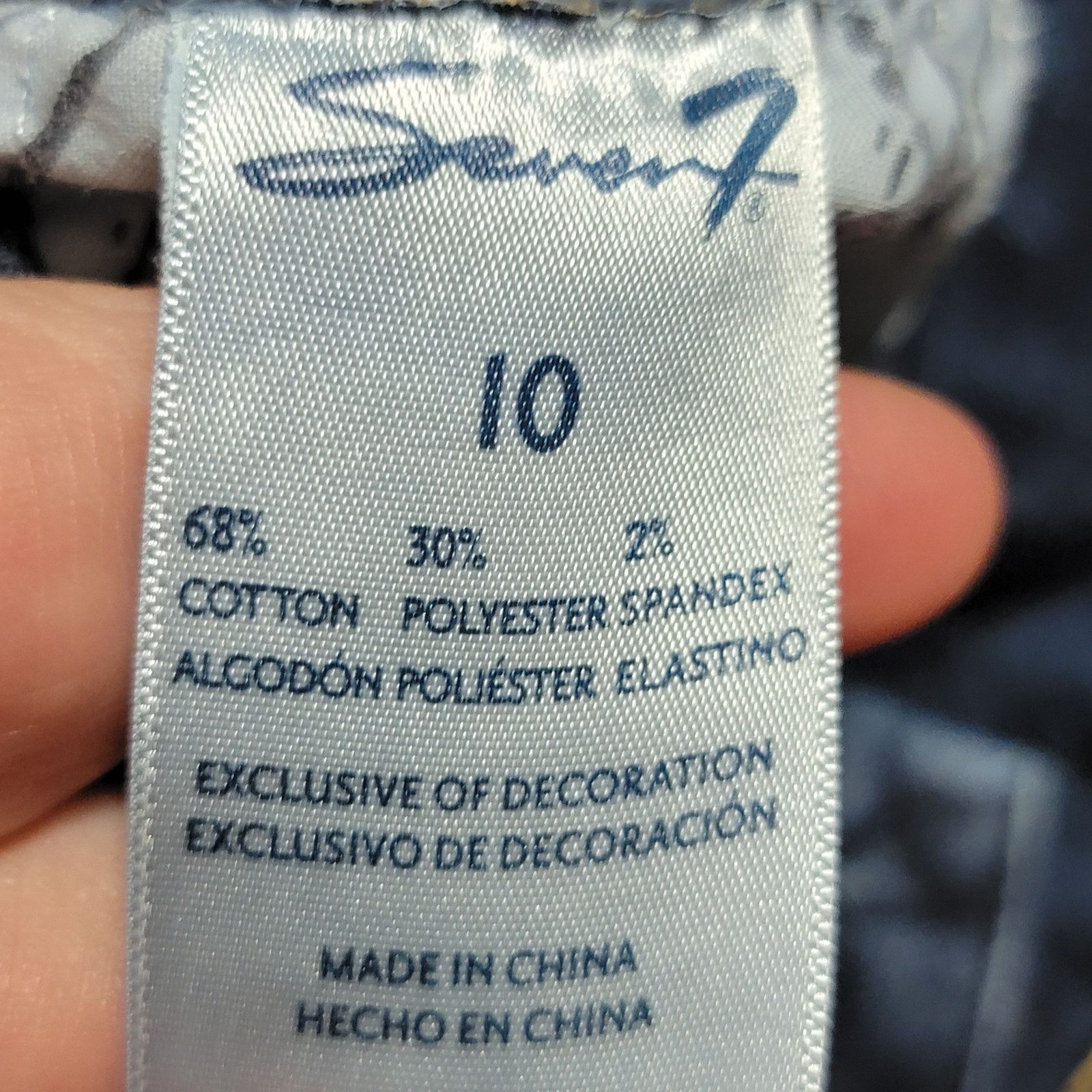 Seven 7 Seven7 Dark Wash Straight Denim Jeans - Size 10 Size 32" / US 10 / IT 46 - 6 Thumbnail