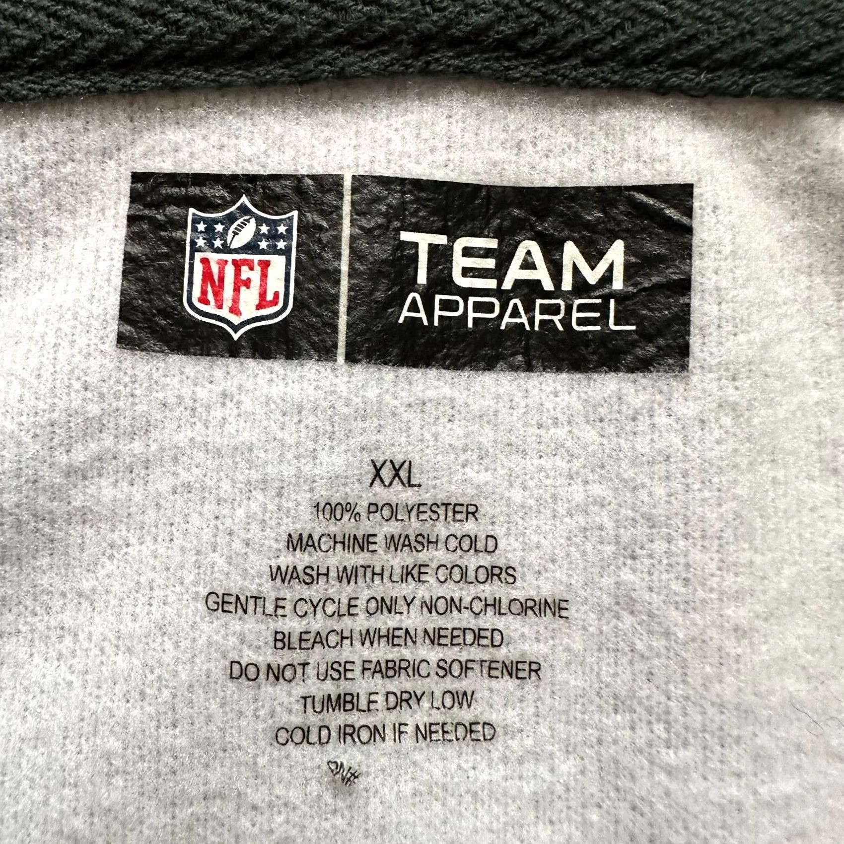 NFL NFL New York Jets Sweatshirt Womens 2XL Full Zip Green Hoodie Team Apparel Size XXL / US 16-18 / IT 52-54 - 4 Thumbnail
