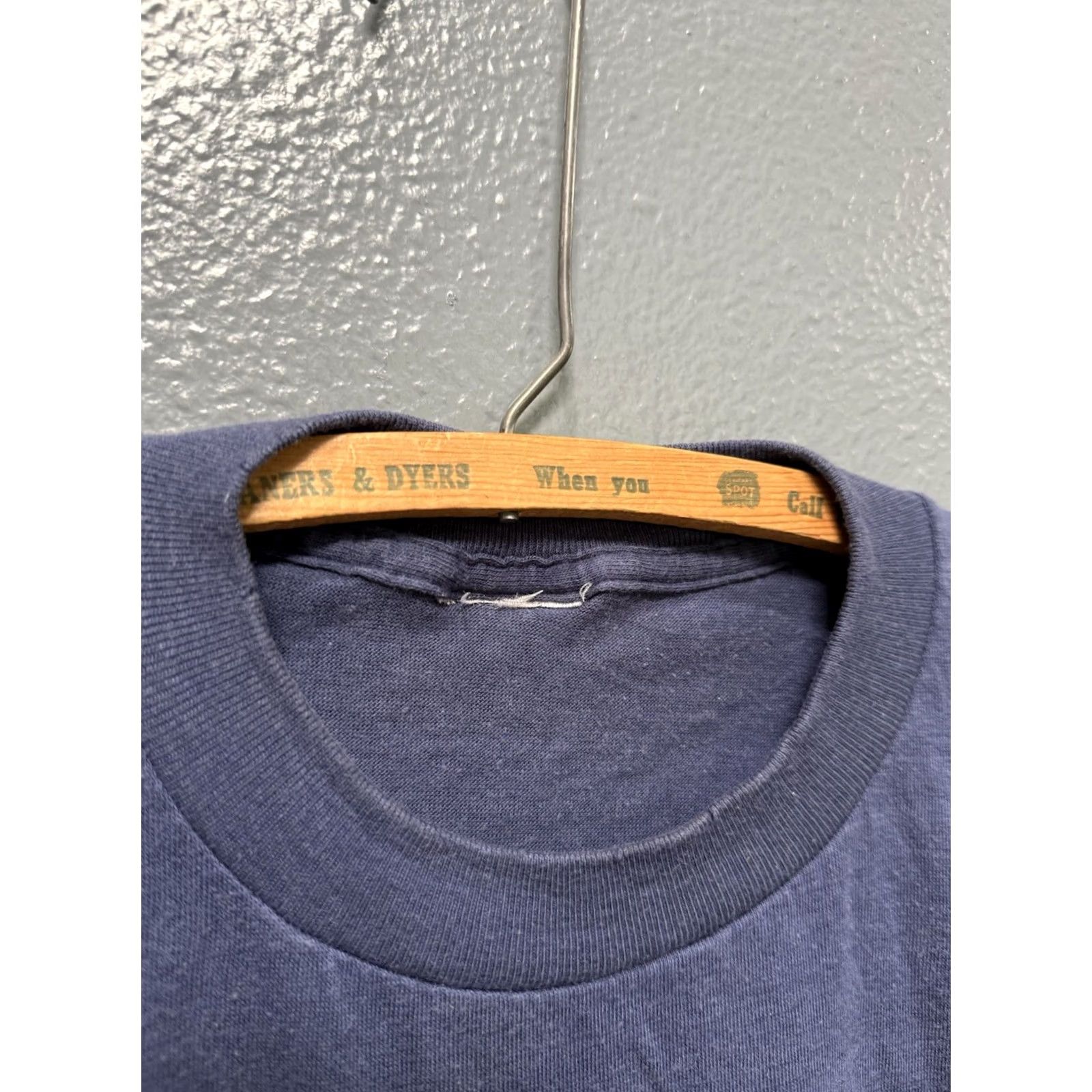 Vintage VINTAGE 80’s It Ain’t Easy Being A Dick Blue Tee Shirt T-Shirt Large Men’s M/L Blue 80s Men’s Shirt Size US L / EU 52-54 / 3 - 2 Thumbnail