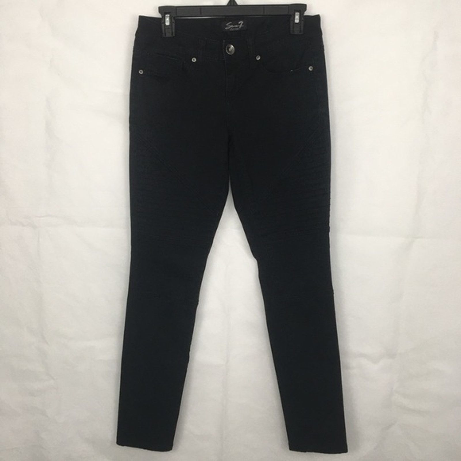 Seven 7 Seven7 Jeans Women's Straight Leg Ankle MOTO Size 4 Size 27" / US 4 / IT 40 - 2 Thumbnail