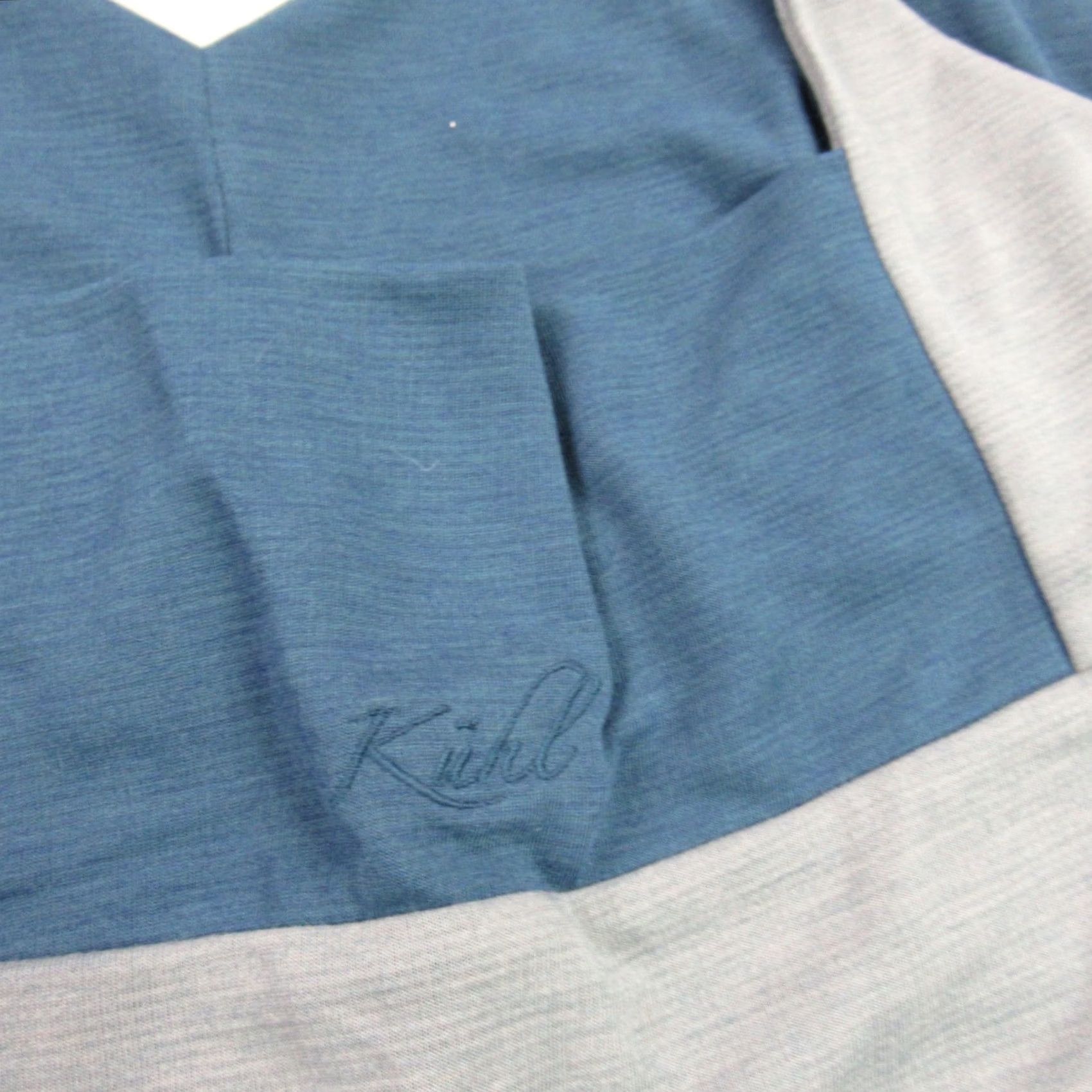 Vintage Kuhl Dress Womens XL Sleeveless Lightweight Stretch Blue V Neck Casual Dress Size XL / US 12-14 / IT 48-50 - 5 Thumbnail
