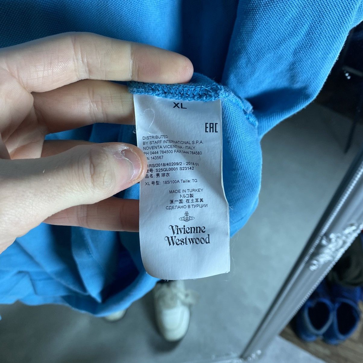 Vivienne Westwood Vivienne Westwood polo logo t shirt Size US XL / EU 56 / 4 - 5 Thumbnail