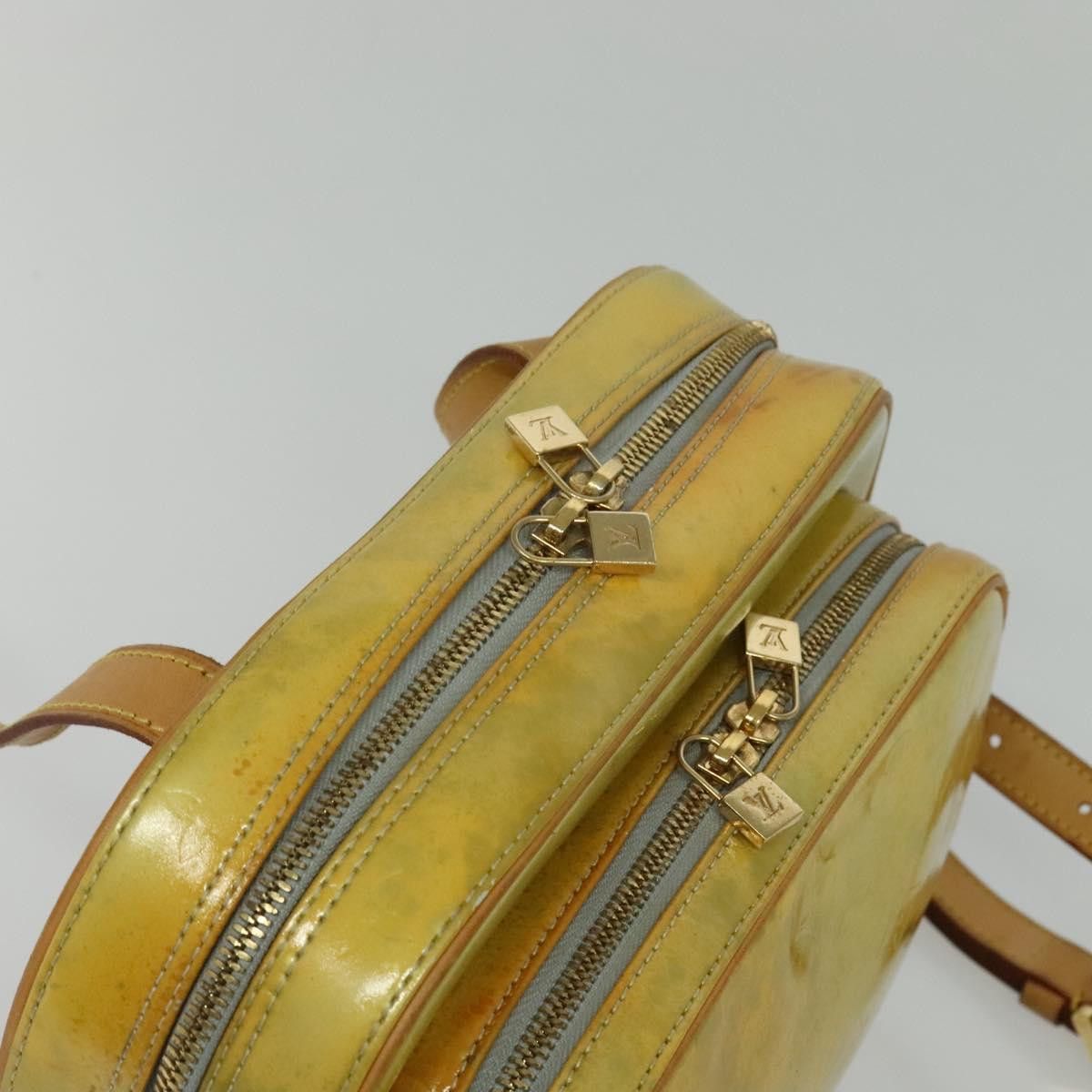Louis Vuitton LOUIS VUITTON Monogram Vernis Marley Backpack Gris M91038 Size ONE SIZE - 6 Thumbnail