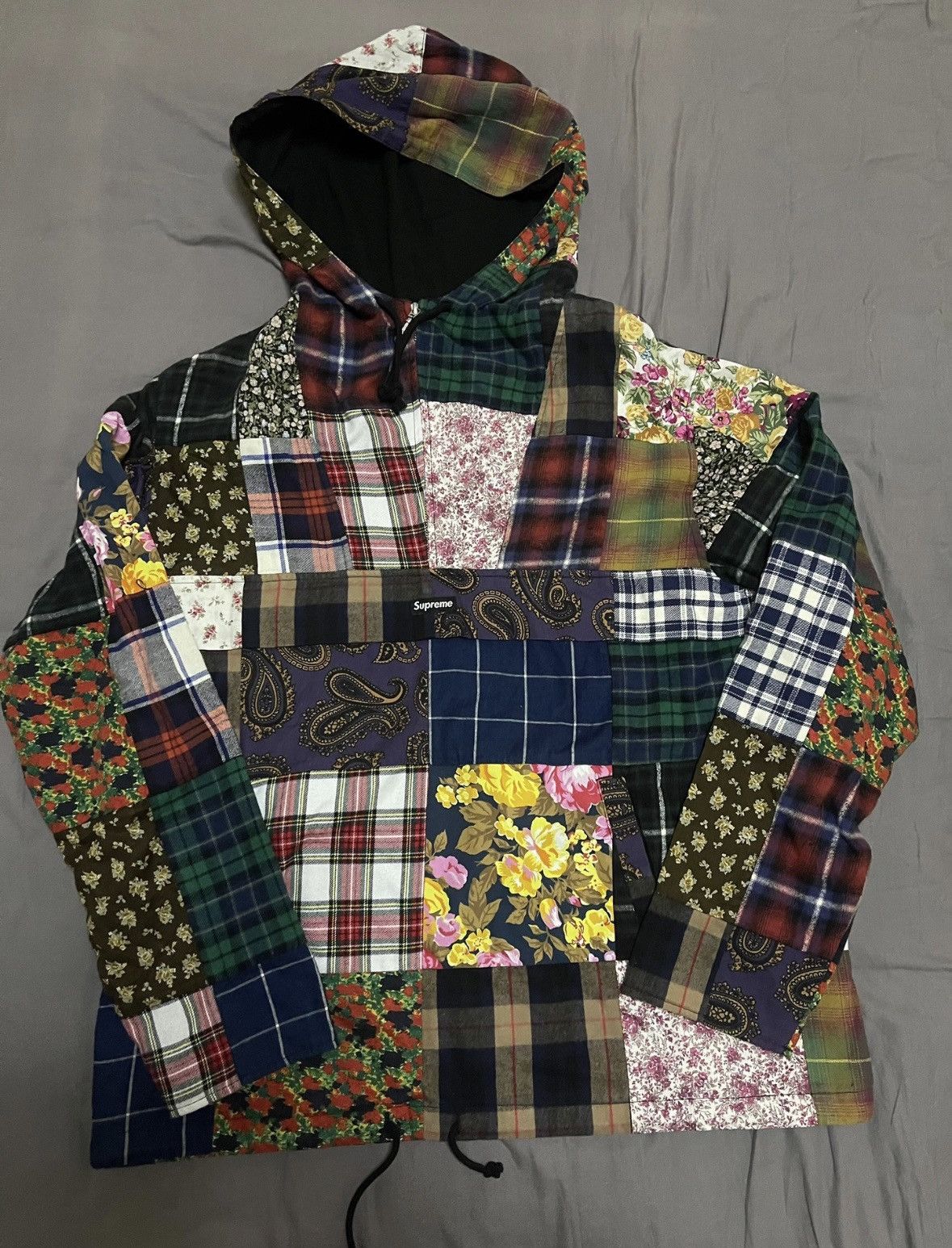 Supreme patchwork jacket multi hotsell