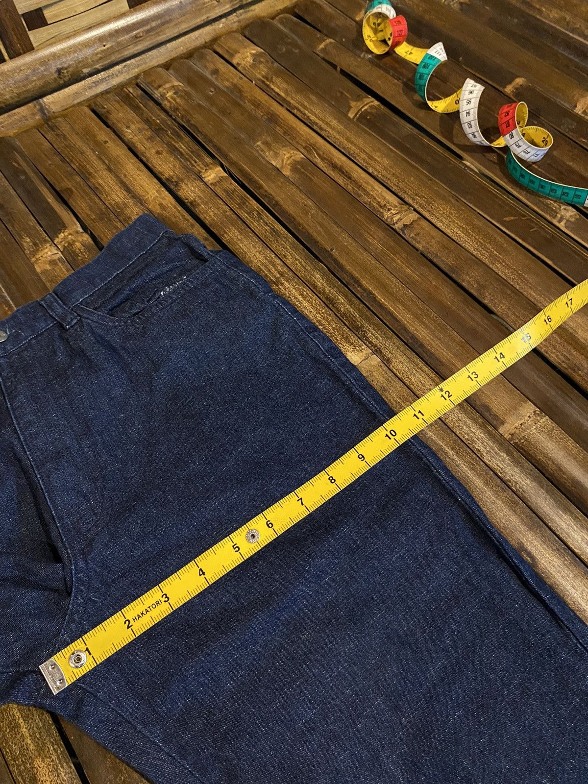 Japanese Brand BACK & FORTH FLARE DENIM PANTS Size 28" / US 6 / IT 42 - 10 Thumbnail