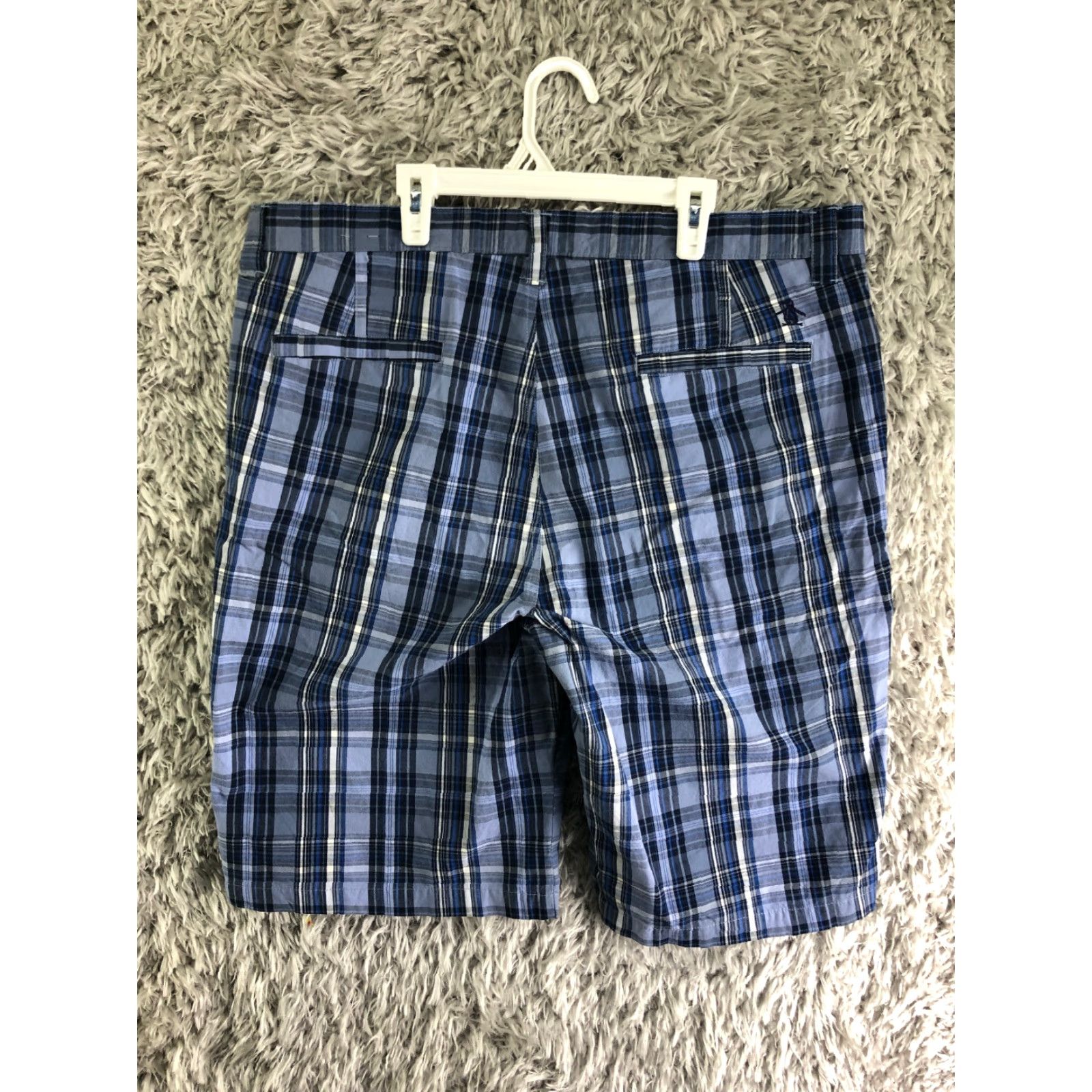 Original Penguin Original Penguin by Munsingwear Lavender Lustre Womens Shorts Bermuda 38 Purple Plaid 5-Pocket Casual Womens Modern American 90s? Size 26" / US 2 / IT 38 - 6 Thumbnail