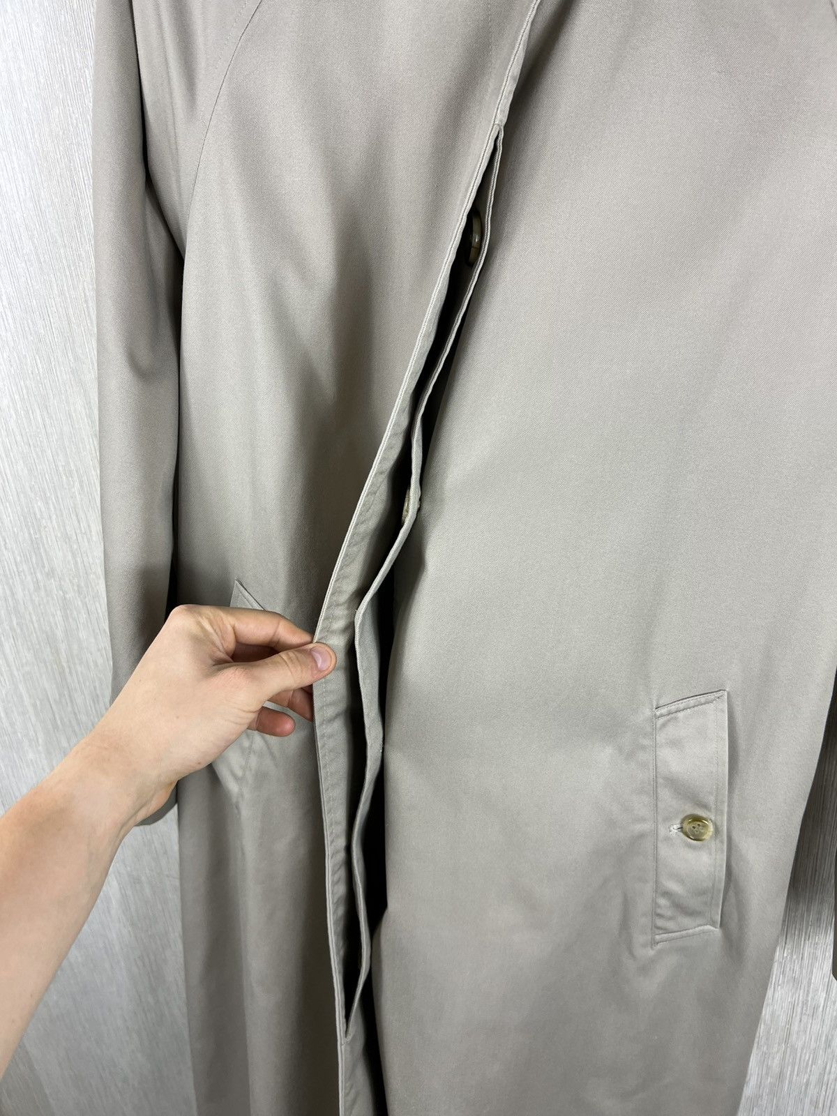 Burberry Vintage Burberrys London long trench coat parka nova checked Size US L / EU 52-54 / 3 - 16 Thumbnail