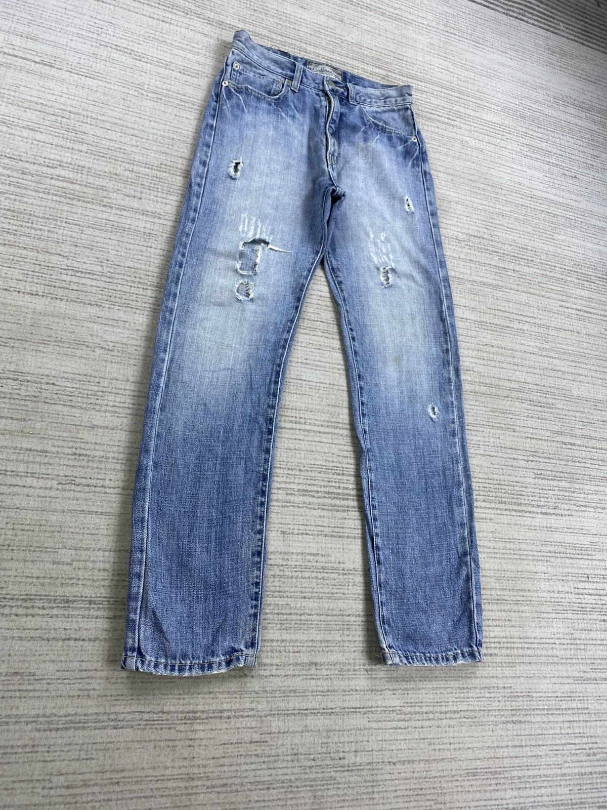 Stussy × Vintage Vintage 90s Stussy Garment Distressed Denim Jeans Size US 27 - 3 Thumbnail