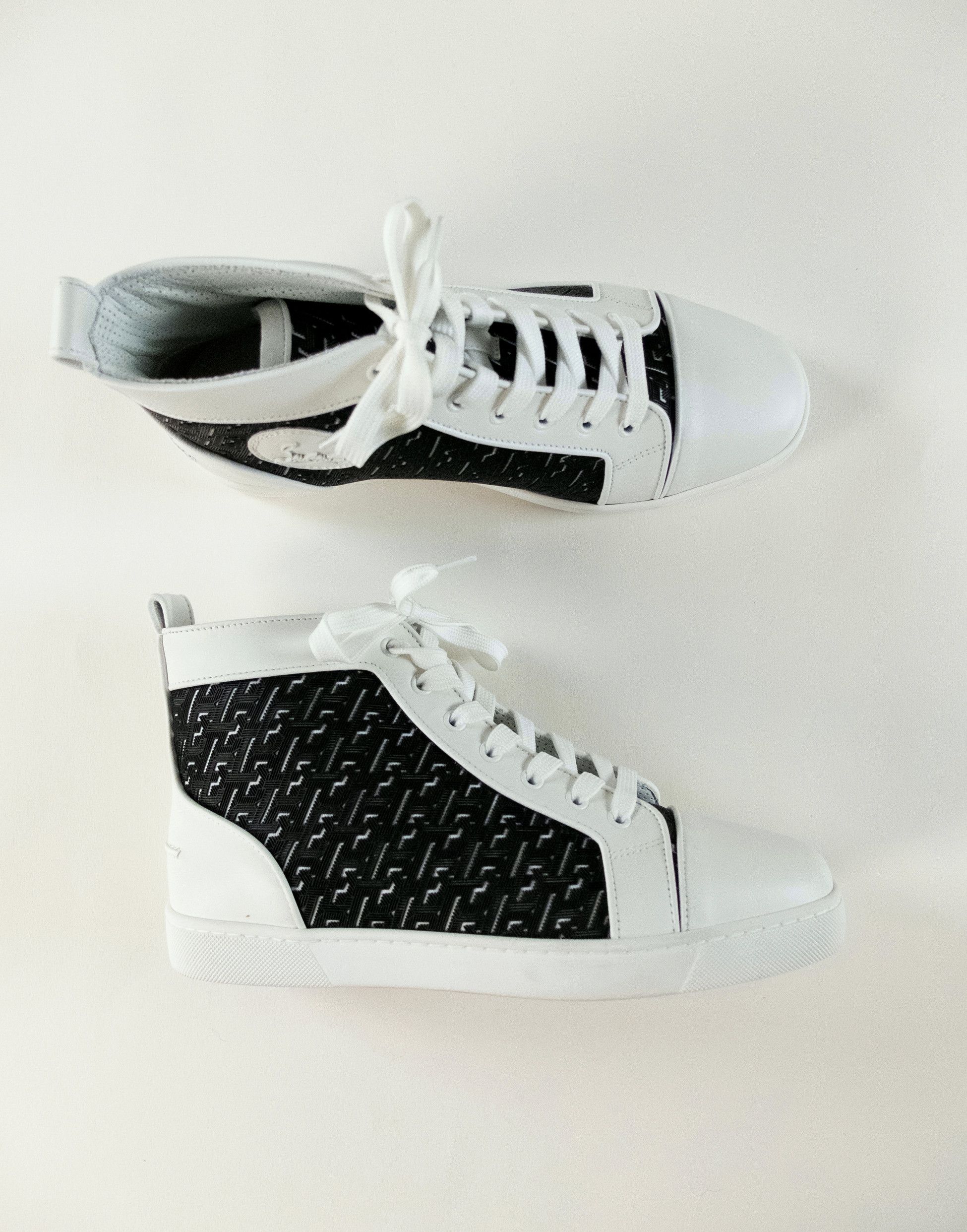 Christian Louboutin CHRISTIAN LOUBOUTIN Louis Orlato white leather sneakers 8 Size US 8 / EU 41 - 3 Thumbnail