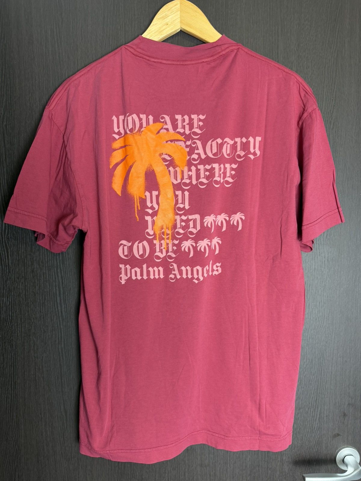 Palm Angels Palm Angels Statement Monogram T-shirt *NEW* Size US L / EU 52-54 / 3 - 11 Thumbnail