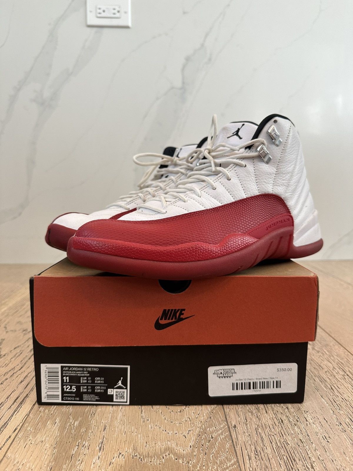 Jordan Brand Jordan 12 Retro Cherry Size US 11 / EU 44 - 1 Thumbnail
