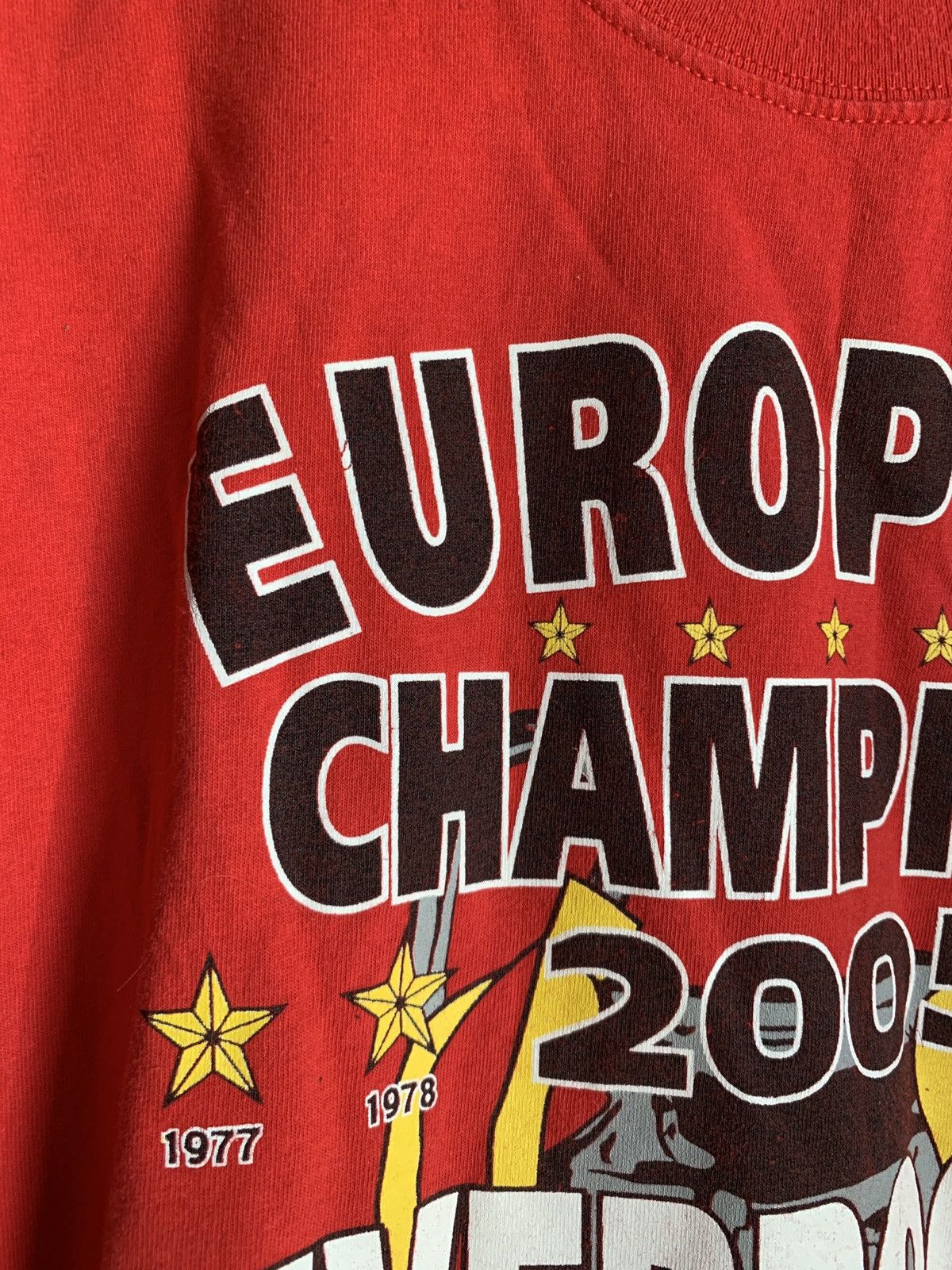 Vintage Liverpool Vintage T Shirt 2005 Champions Retro Size XL Size US XL / EU 56 / 4 - 5 Thumbnail