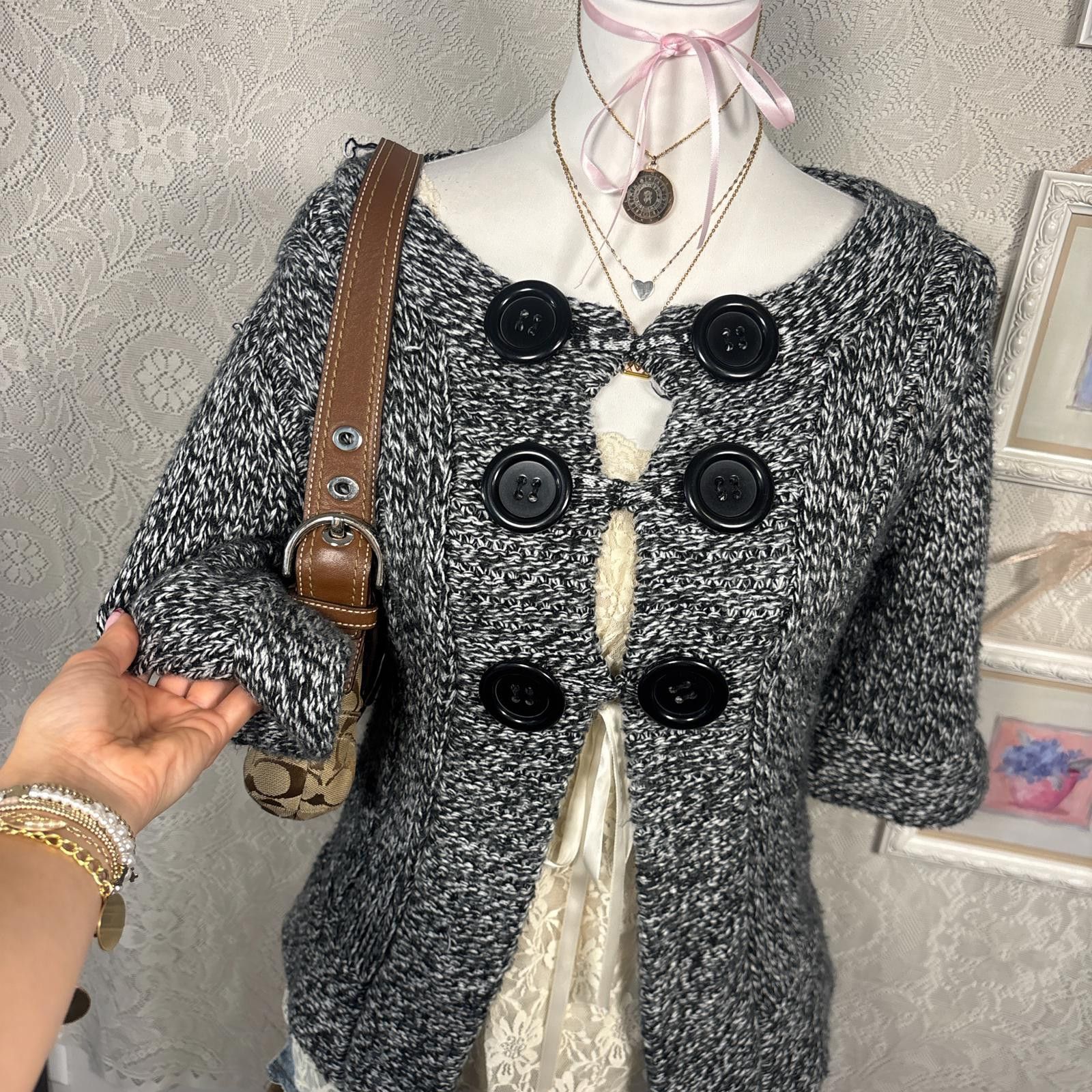 Other y2k vintage cozy button up cardigan Size M / US 6-8 / IT 42-44 - 3 Thumbnail