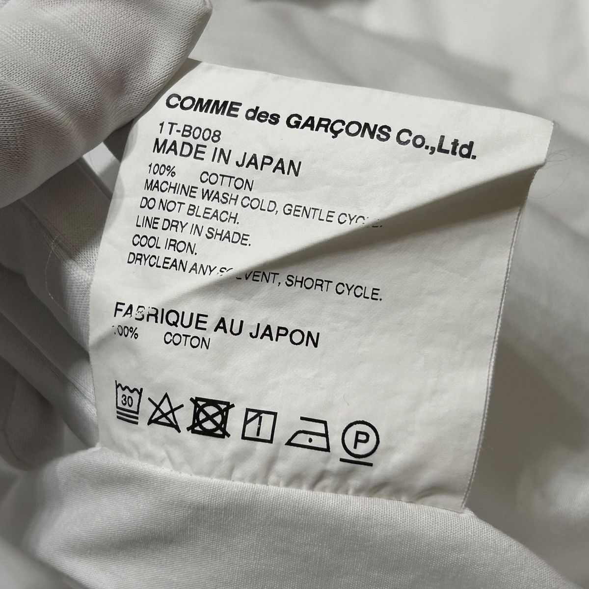 Comme des Garcons 638 BLACK Comme Des Garcons long shirt men casual L cotton Size US L / EU 52-54 / 3 - 10 Thumbnail