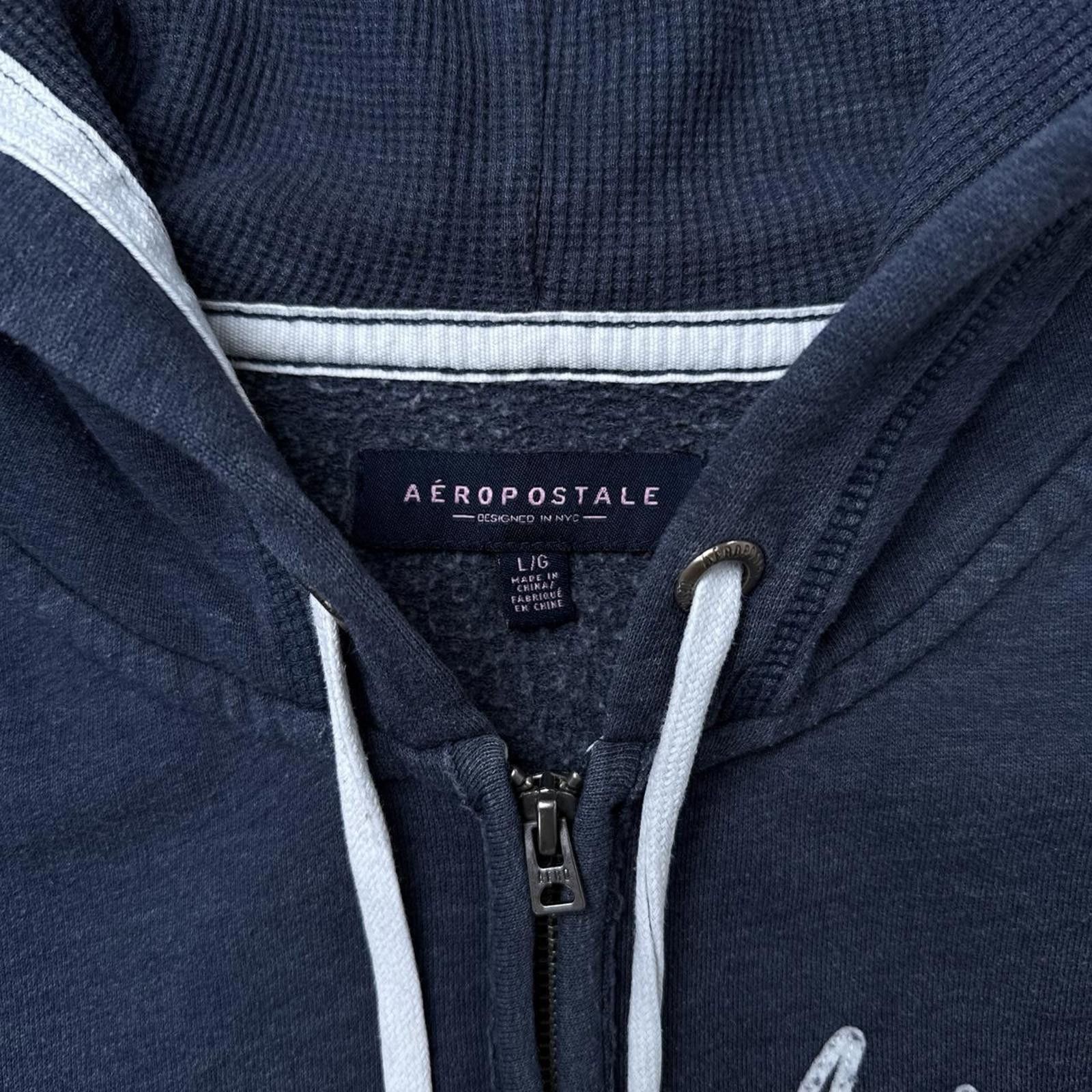 Aeropostale Y2K Aeropostale 00s Zip Up Hoodie Jacket Size L / US 10 / IT 46 - 4 Thumbnail