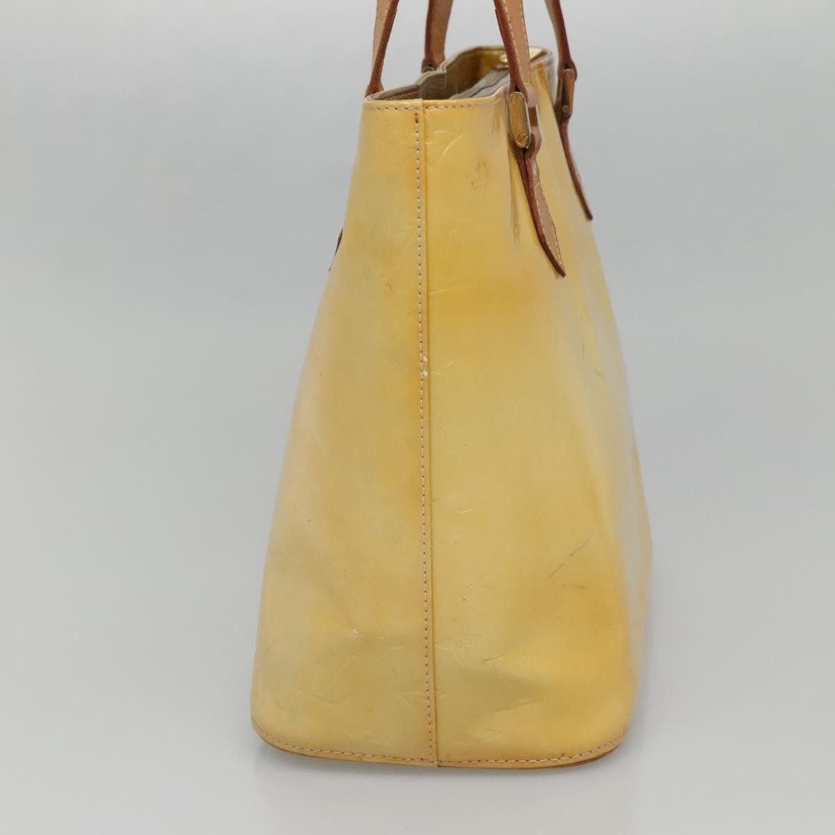 Louis Vuitton LOUIS VUITTON Monogram Vernis Houston Hand Bag Gris M91053 Size ONE SIZE - 5 Thumbnail