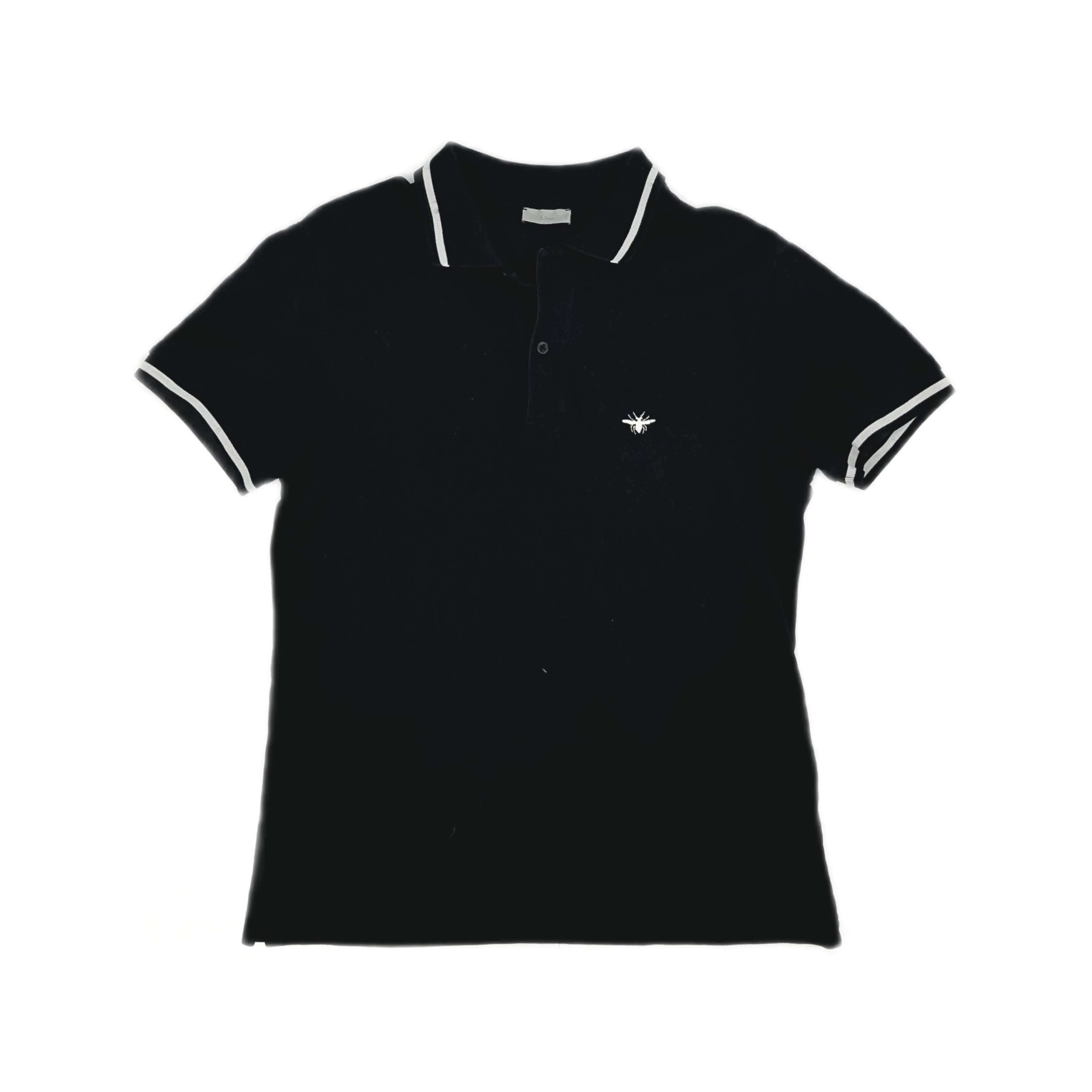 Dior × Stussy Dior x Shawn Stussy Polo Shirt Black | Grailed