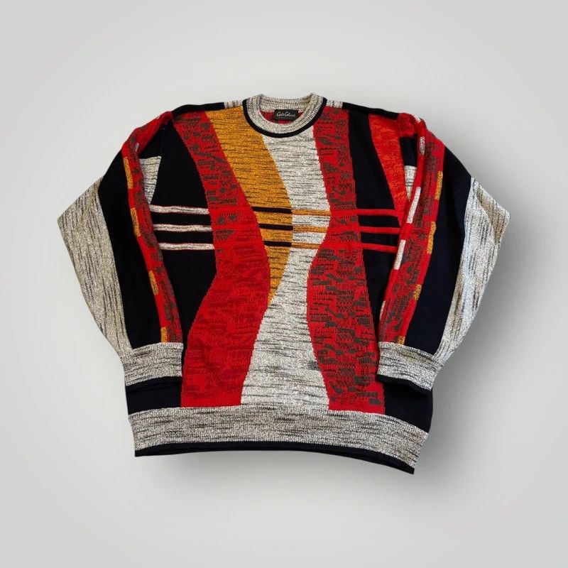 Carlo Colucci Vintage Carlo Colucci 3D Knit Sweater Size US XL / EU 56 / 4 - 1 Thumbnail