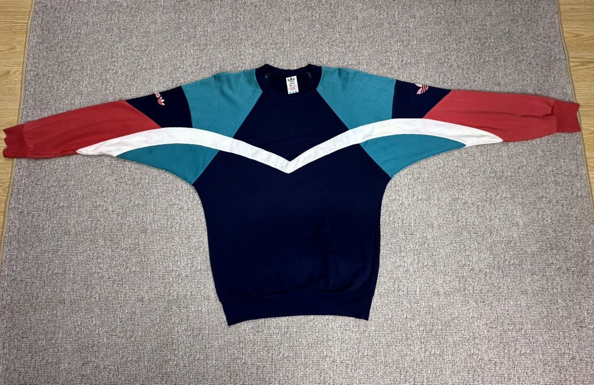 Adidas Rare Vintage 80s Adidas Crewneck Z390 Size US M / EU 48-50 / 2 - 2 Thumbnail